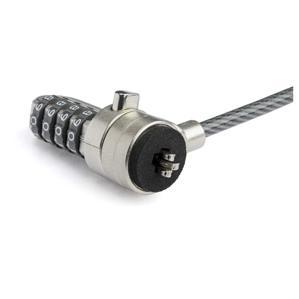 Extensión con Candado para Cable de Seguridad de Ordenador Portátil - Cable K-Slot de 15cm y Bucle de 2,5cm (BRNCHLOCK)