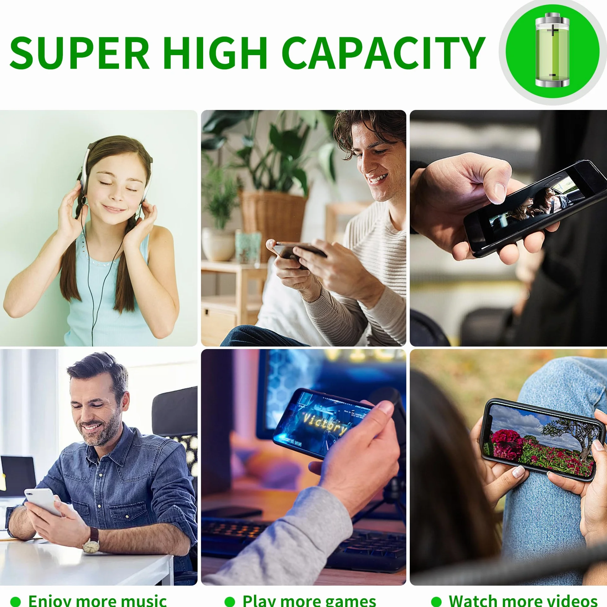 Batería de repuesto A1484 para iPad 5th 7th 8th 9th iPad A1474 A1475 A1476 A1822 A1823 A1893 A1954 A2197 A2200 A2198 Batería de repuesto con juego de herramientas