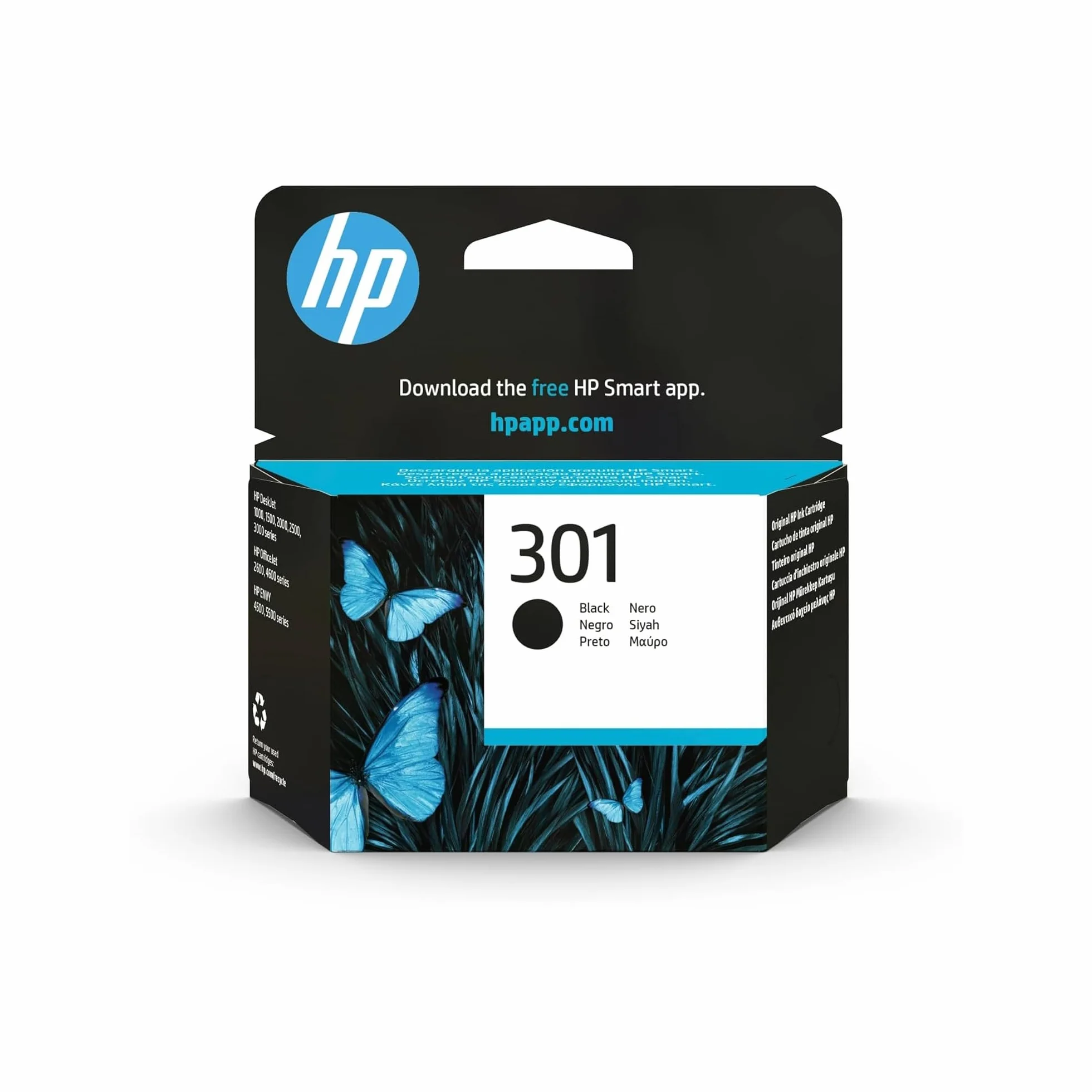 HP 301 Cartucho de Tinta Negro Deskjet