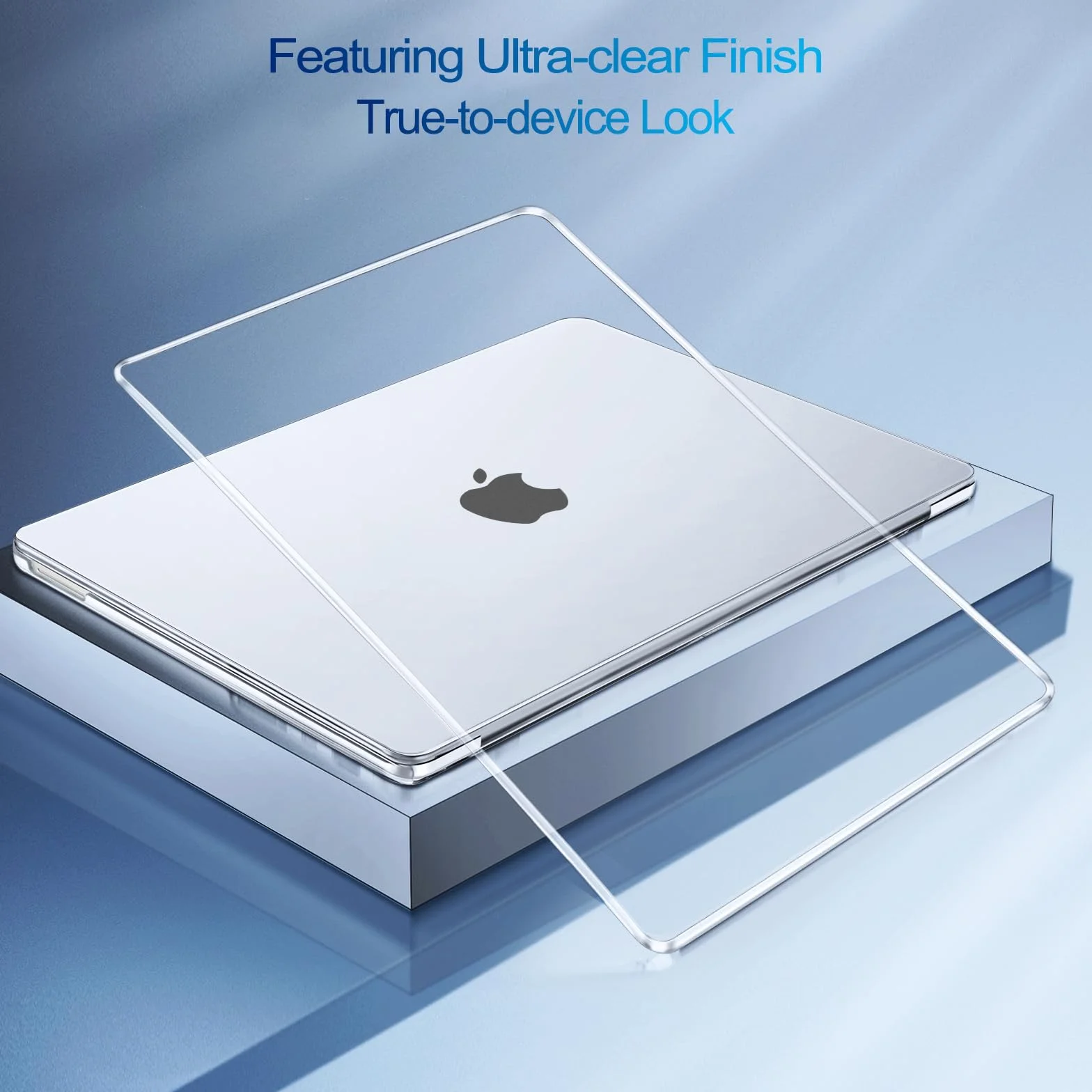 MOSISO 3 en 1 Funda Compatible con MacBook Neo 13 Pulgadas 2026 Modelo A3404 con Chip A18 Pro, Carcasa Dura para MacBook Neo 13"&Cubierta Teclado&Pantalla Protector, Cristal Claro