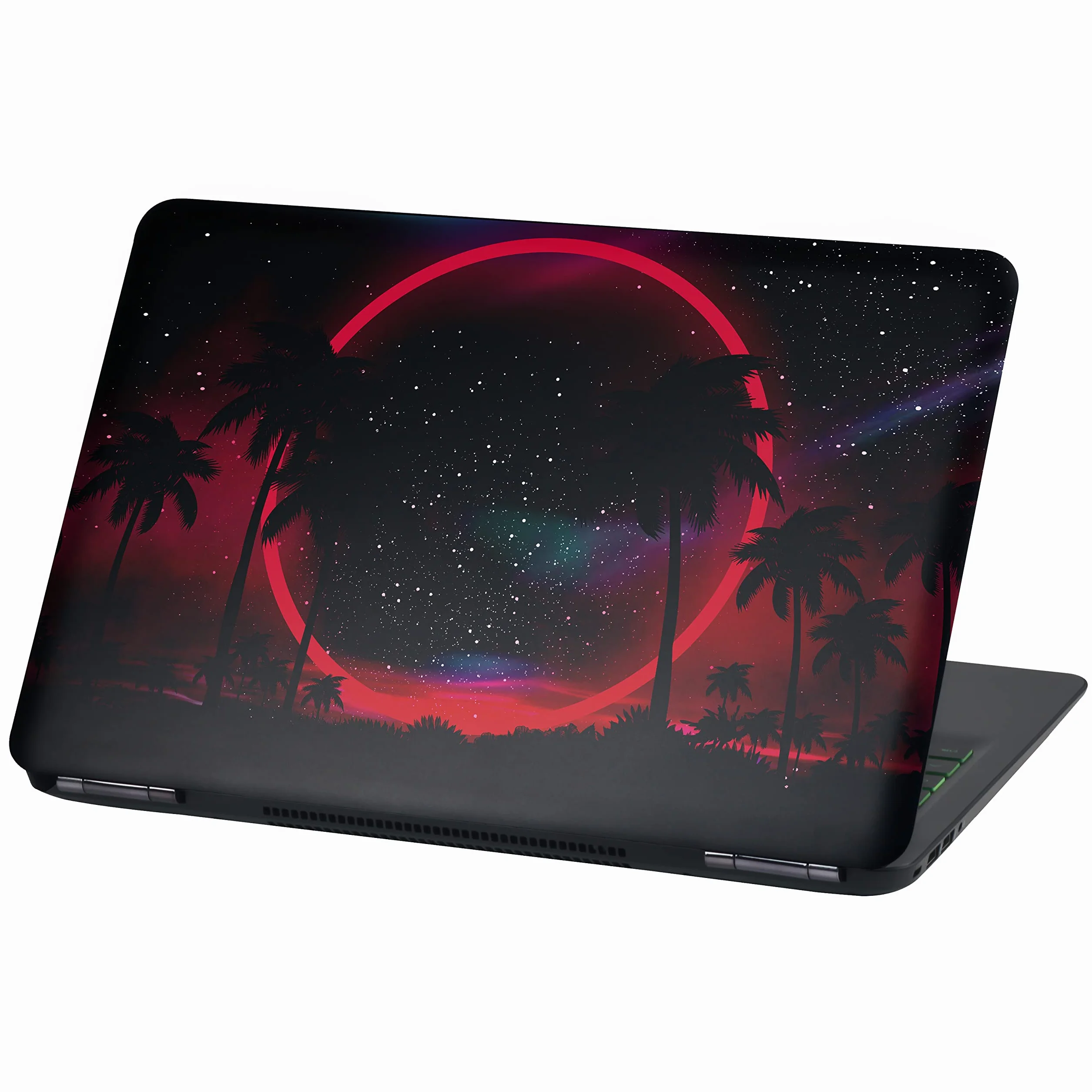 LP91 Neon Beach - Vinilo adhesivo para ordenador portátil, 15 pulgadas, diseño de playa de neón