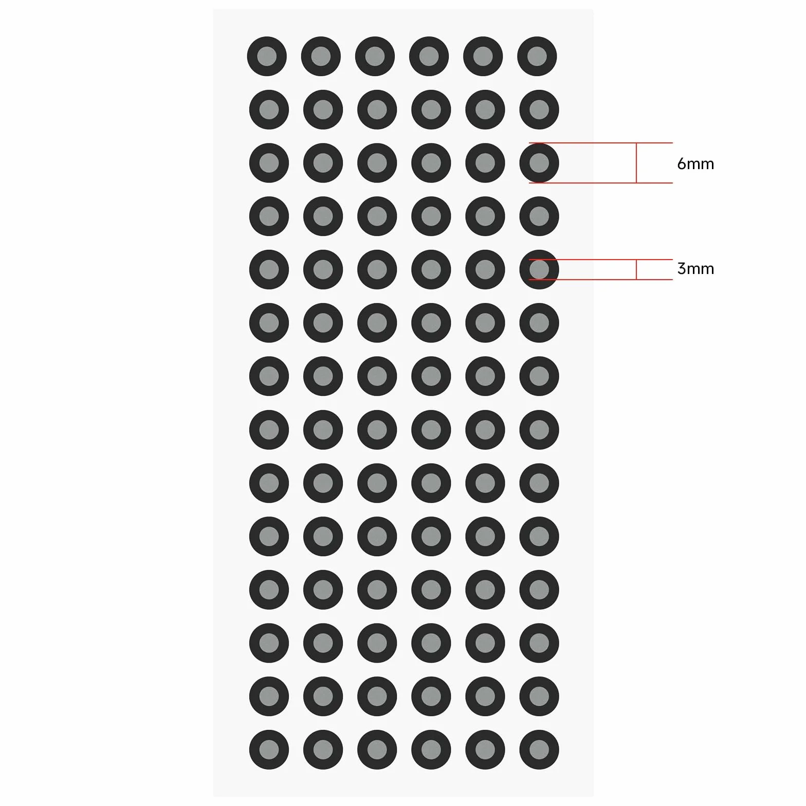 Creality 3D escanea la etiqueta de 6 mm pegatinas 400 puntos de referencia de puntos de seguimiento óptico, 10 para escáneres 3D de escaneo CR raptor