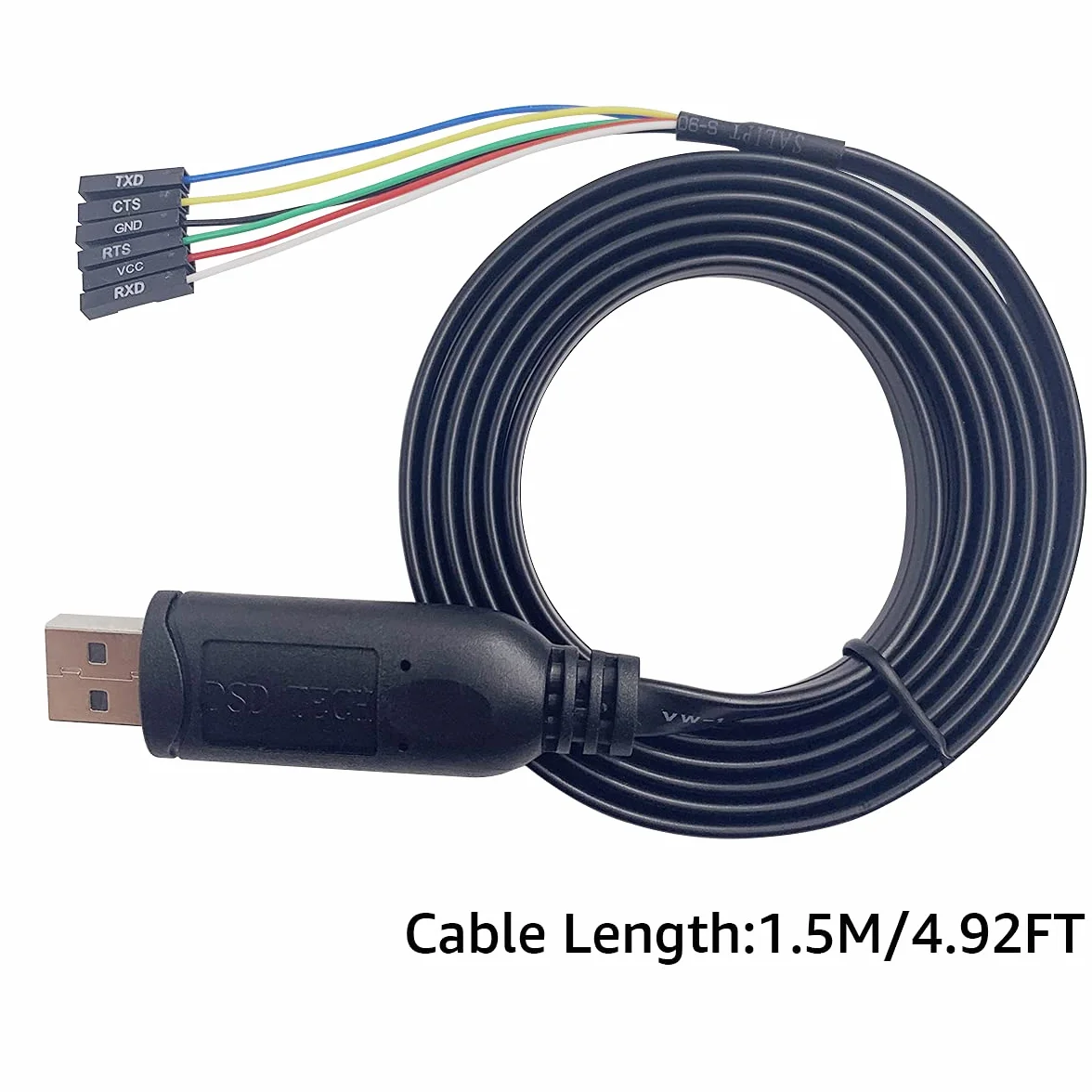 DSD TECH SH-U09G USB a TTL Cable serie FTDI FT232RL IC incorporado 1.8M / 5.9FT