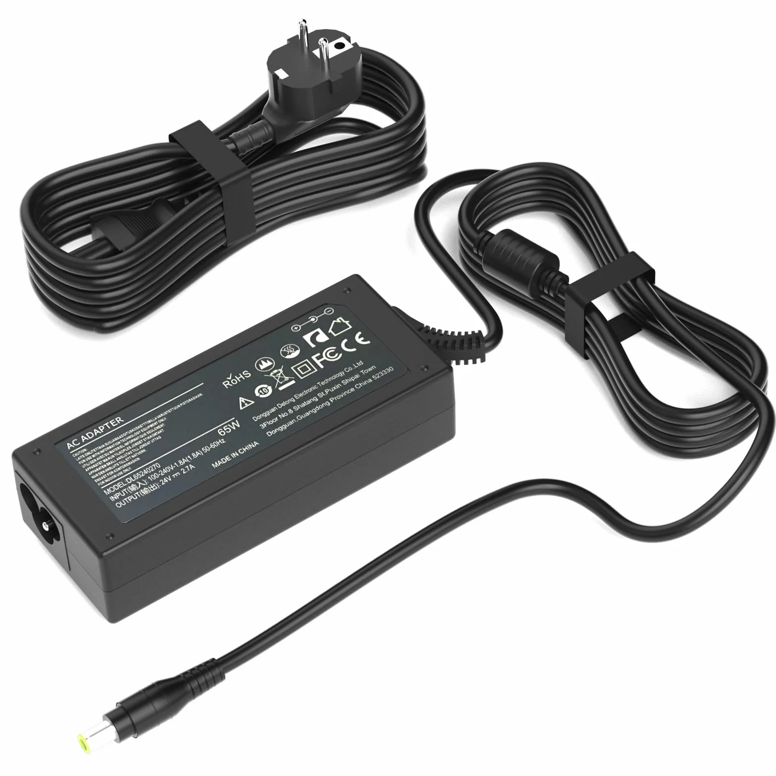 Cargador Adaptador de 24 V Compatible con Fujitsu Scanner S1500 S1500M fi-7160 fi-7180 fi-7260 fi-7280 fi-5120C fi-6110 fi-6140 fi-6230 fi-6240 Document Scansnap