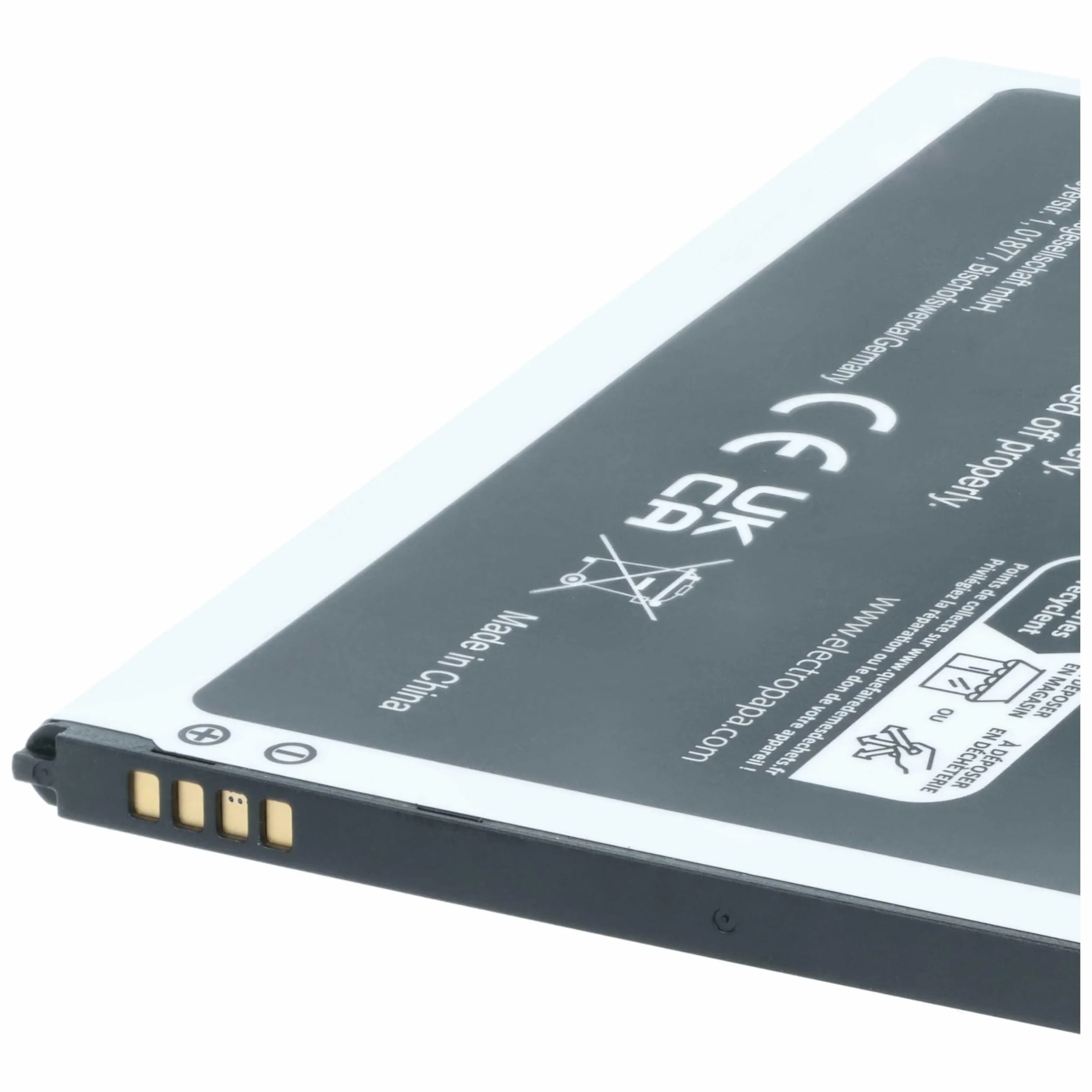 vhbw 1x batería reemplaza Samsung EB-BT365BBU, EB-BT365BBC, EB-BT365BBE, EB-BT365BBUBUS, GH43-04317A para Tablet, Pad (4700 mAh, 3,8 V, Li-Poli)