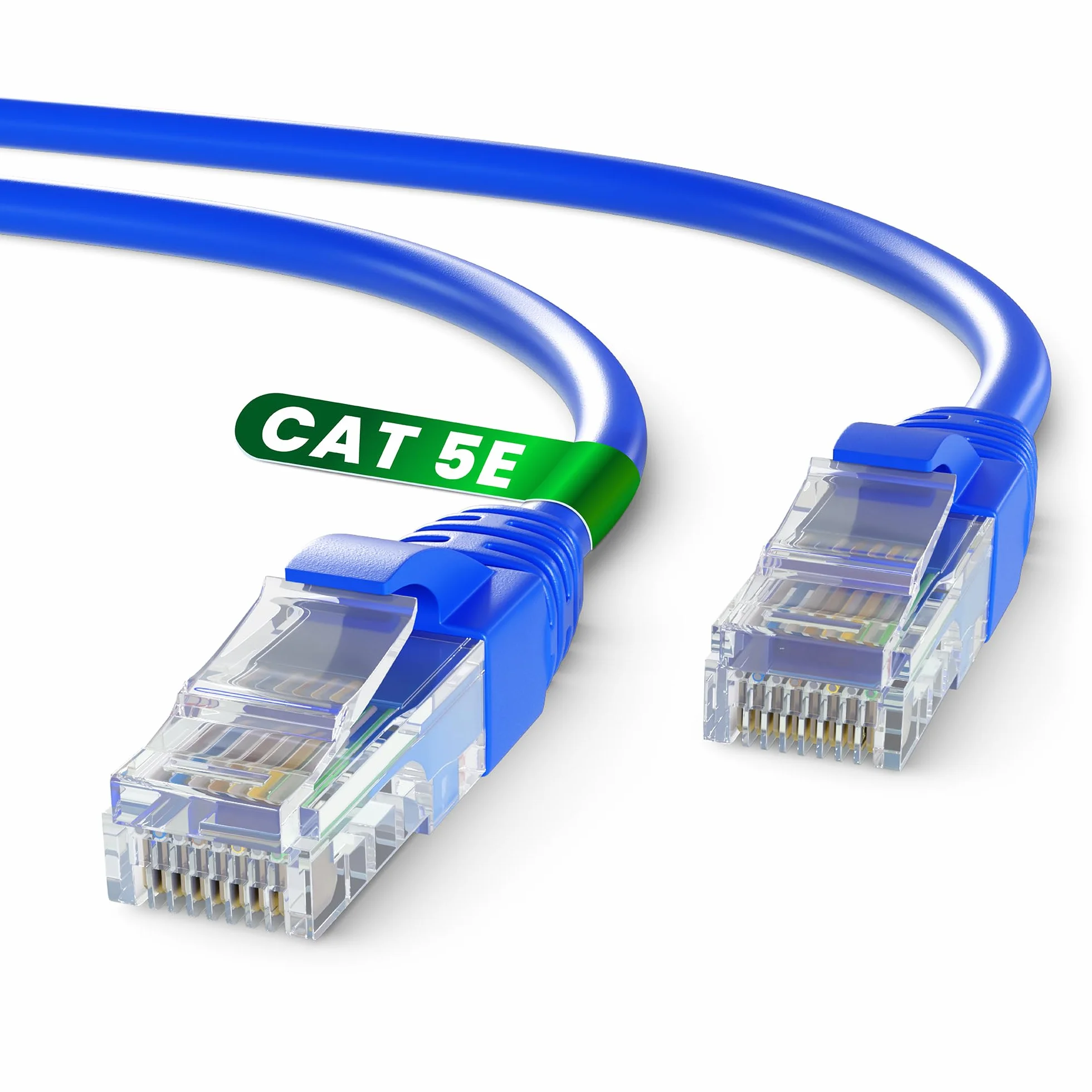 Mr. Tronic Cable Ethernet de 20 m, red LAN Cable Ethernet Cat 5E alta velocidad para una conexión a Internet rápida y fiable | Cable Ethernet AWG24, Cat5E Cable RJ45 UTP CCA 1 Gbps (20 Metros, Azul)
