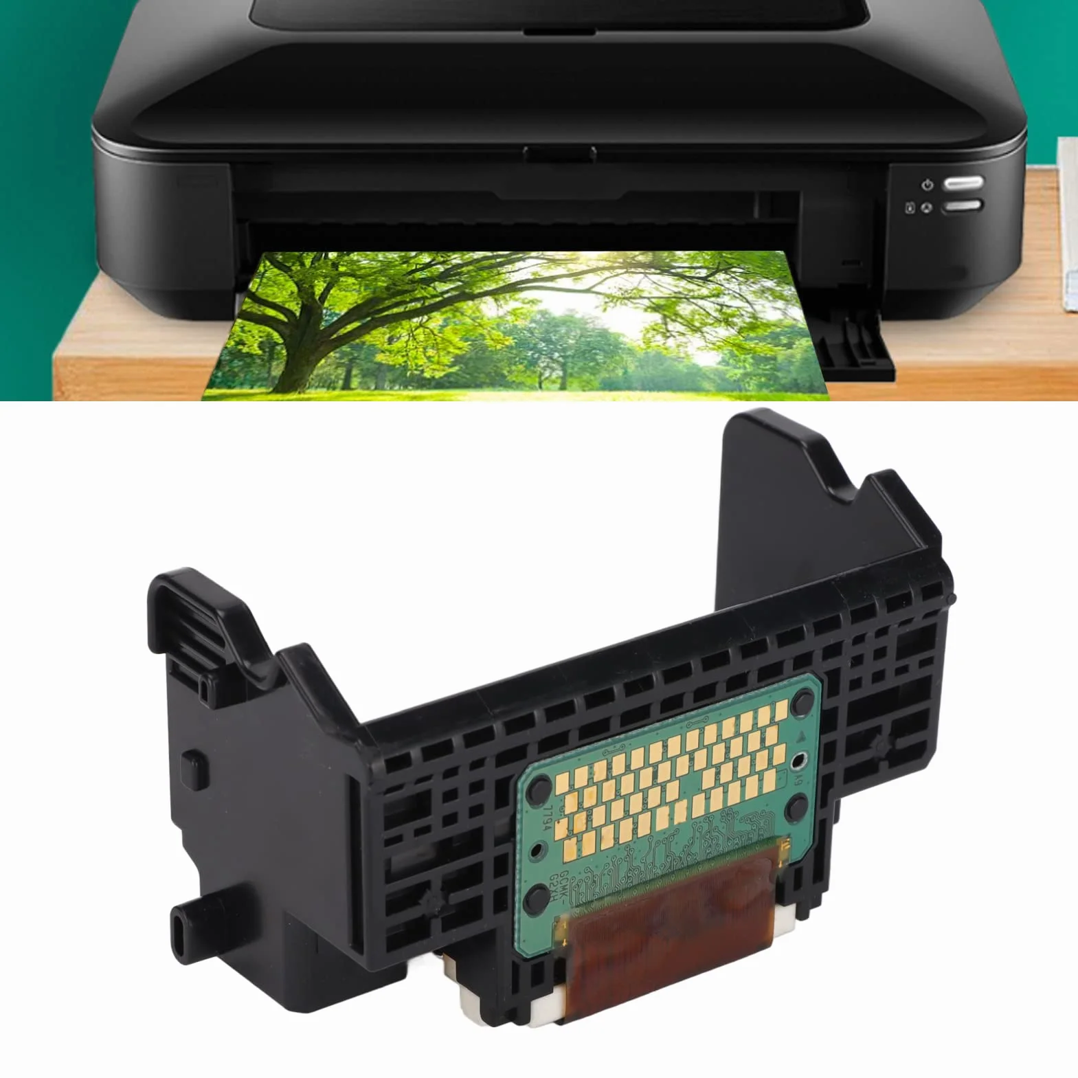 Wakects QY6-0080 - Cabezal de impresión para IP4820 IP484 IP4850 IX6520 IX6550 MX715 MX885 MG5220 MG5250 MG5320 MG5350 Accesorios de impresora de repuesto