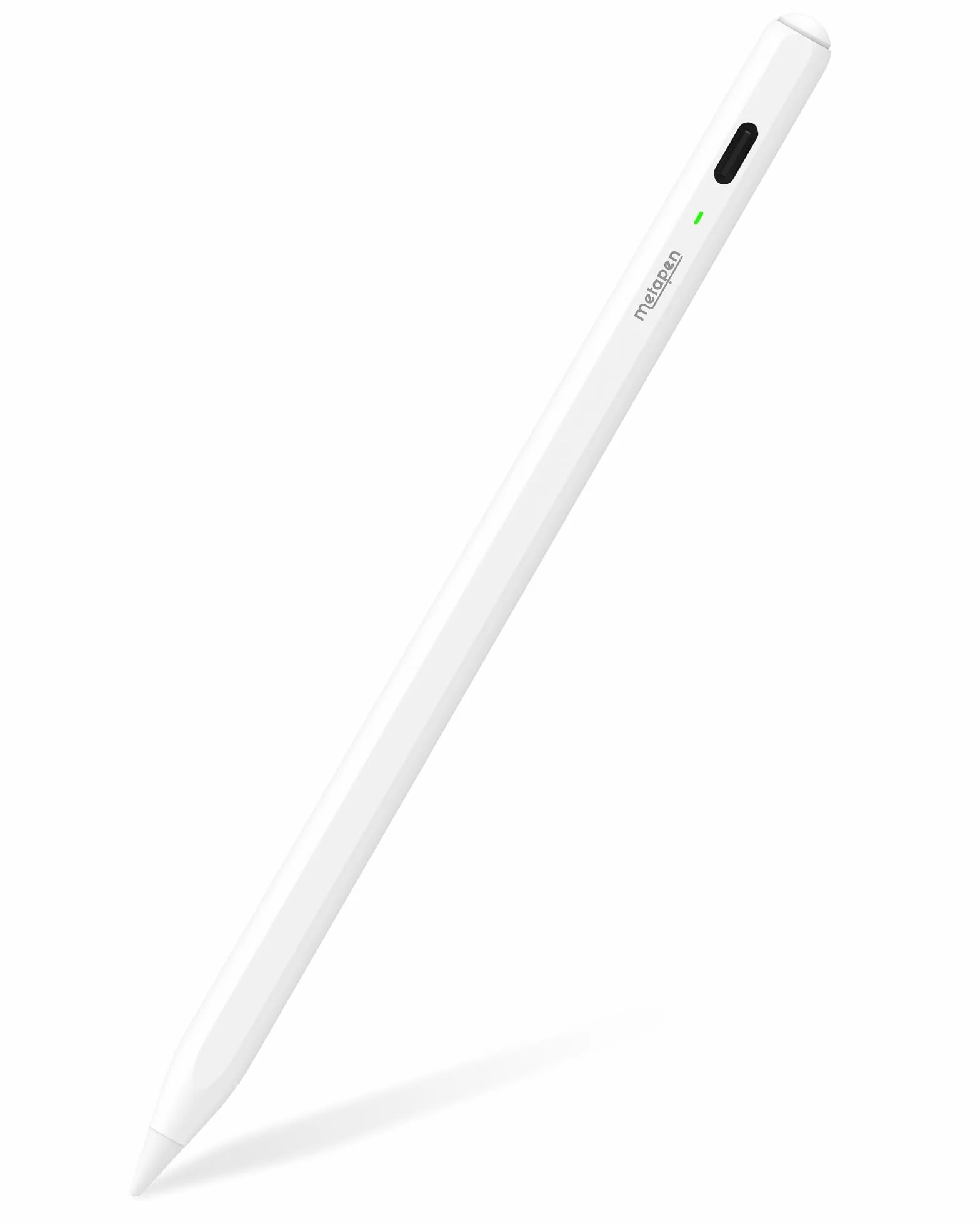 Metapen Air8 Lápiz para iPad 2018-2026,Stylus para Apple Pencil con iPad 6/7/8/9/10/11 A16,Mini 5/6,Air 3/4/5/M2/M3/M4,Pro M5/M4/11/12.9/13",2X Carga Rápida,Rechazo de Palma,Precisión de Píxel