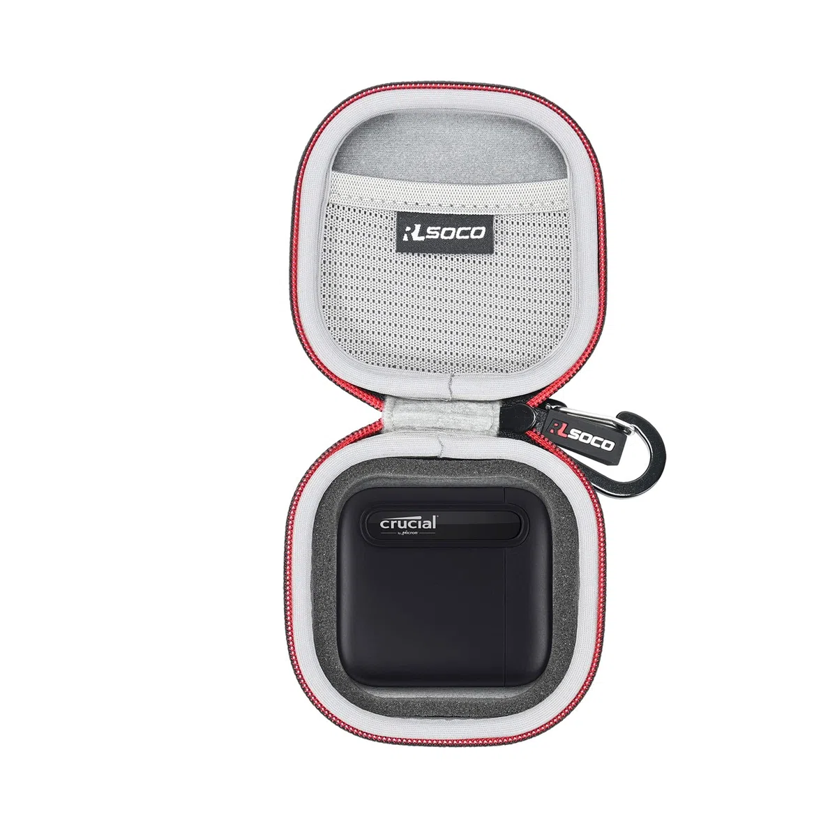 RLSOCO Funda para Crucial X9/X10 Pro /X9 Pro/X10/X6 1TB/2TB/4TB /6TB/8TB SSD Portátil & para Crucial X9 Pro 1TB/2TB/4TB para Mac SSD Portátil