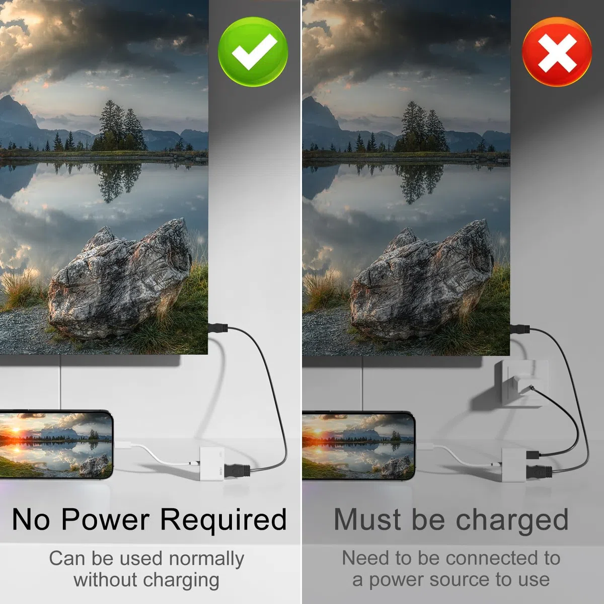 Lightning to HDMI Adaptador [Certificado MFi] adaptador hdmi iPhone y iPad Cable HDMI a TV Adaptador Plug and Play Compatible con iPhone 14/14 Pro/13/12/11/XS/XR/X/8/7/iPad y todos los sistemas iOS