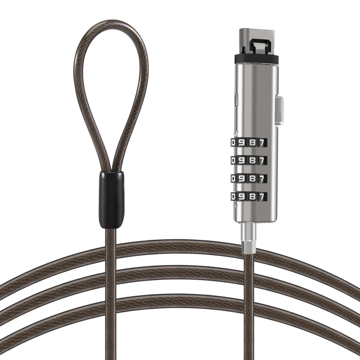 4 Bloqueo de cable de seguridad para ordenador portátil USB un bloqueo universal digital para ordenador portátil