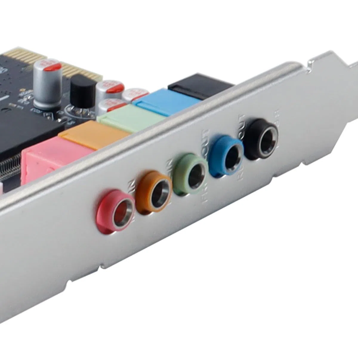 Tarjeta de Sonido Interna 5.1 para PC con Windows XP/7/8/10, Tarjeta estéreo 3D CMI8738 PCI-E 7/Vista/XP de 32/64 bits
