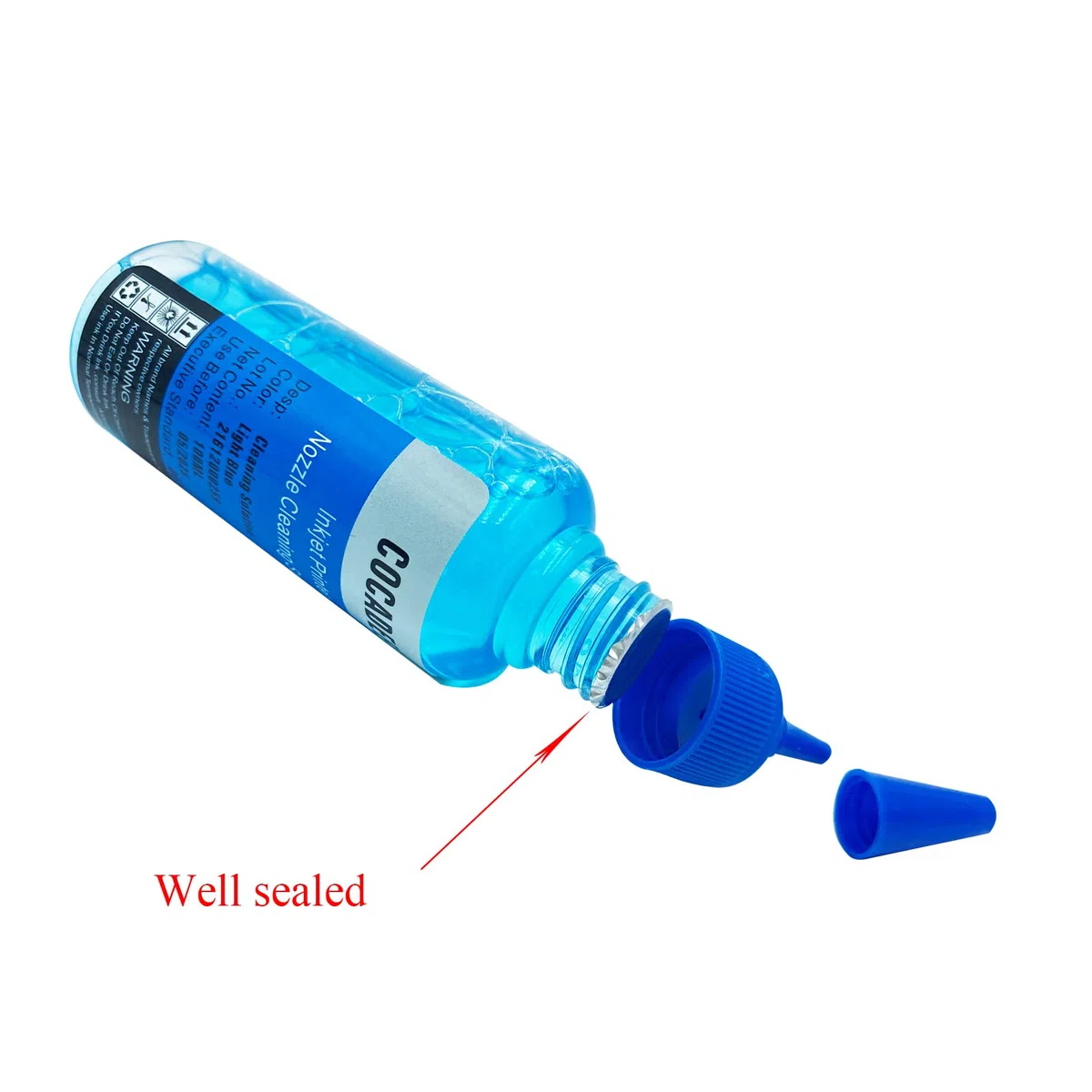 Kit de limpiador de cabezales de impresión compatible con impresoras Epson, Canon, HP, Brother y Lexmark, 200 ml de líquido de limpieza de boquillas de impresión (2)