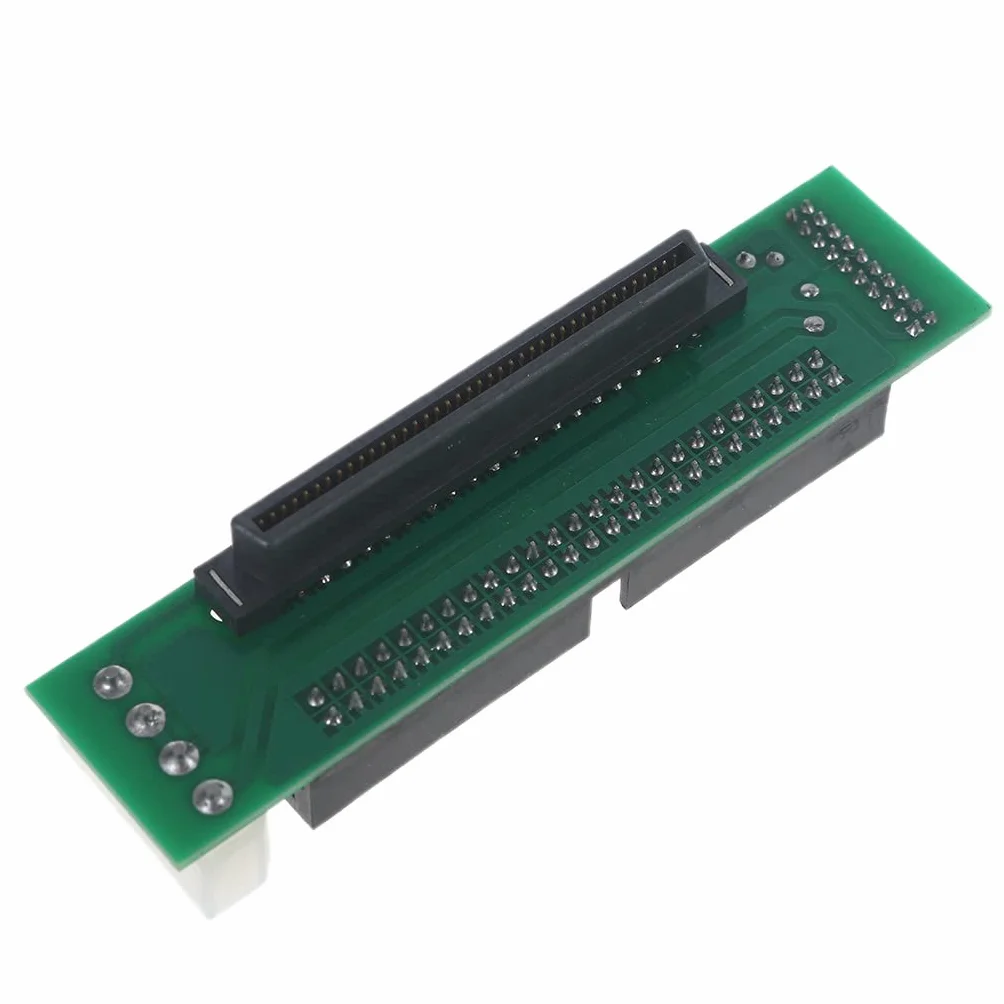 Micro Cables SCSI 80 hembra a IDC 50 hembra F/F adaptador convertidor de 80 pines a 50 pines adaptador de disco duro
