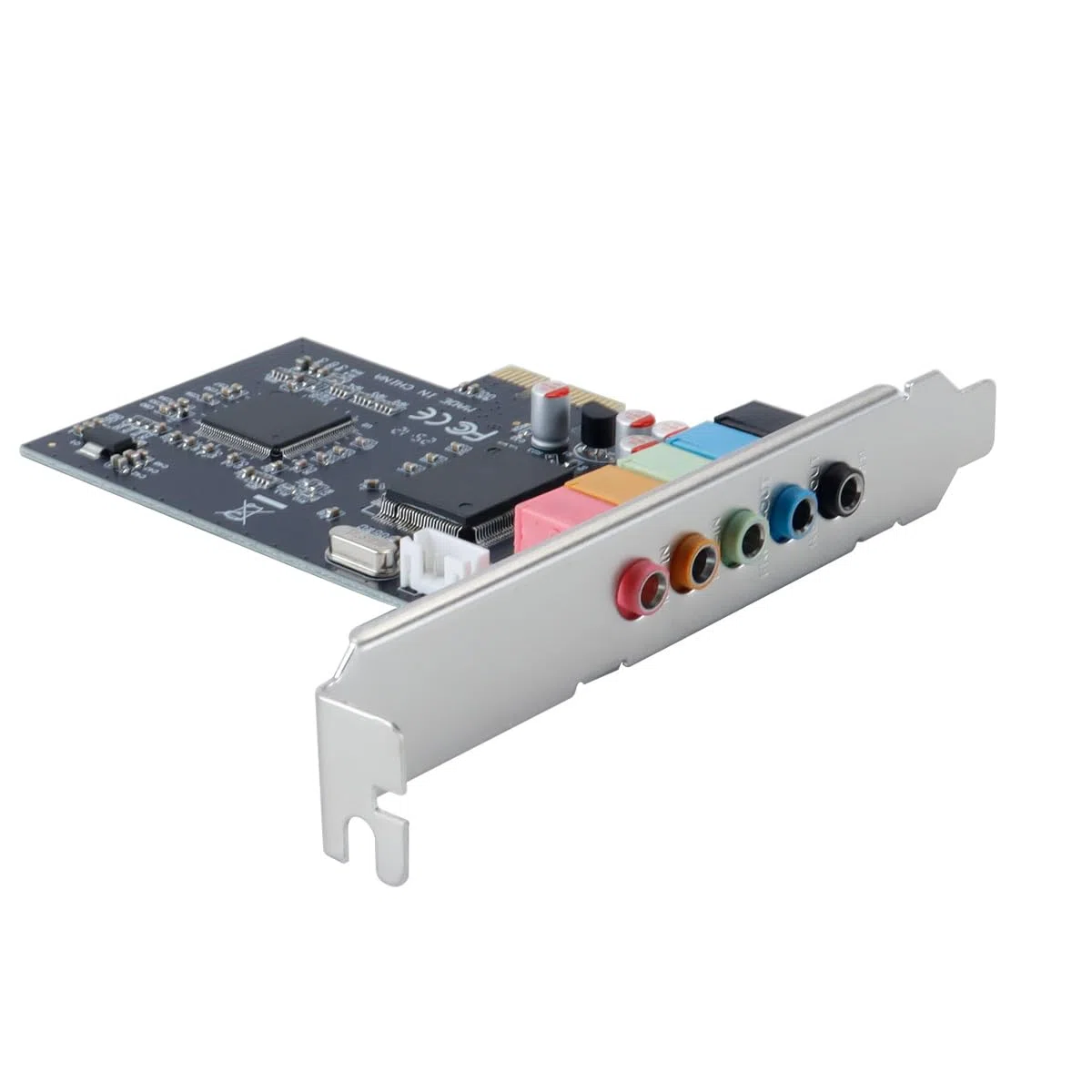 Tarjeta de Sonido Interna 5.1 para PC con Windows XP/7/8/10, Tarjeta estéreo 3D CMI8738 PCI-E 7/Vista/XP de 32/64 bits