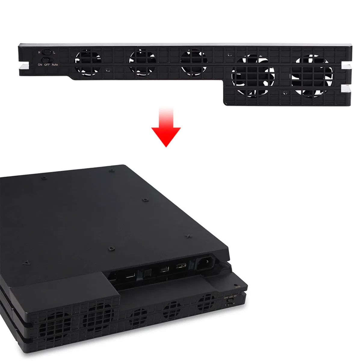 Cooler DC 5V PS4 Pro 5 Ventiladores para consola PS4 Pro