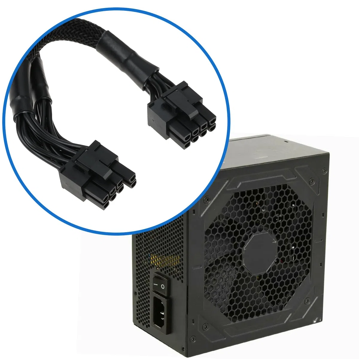 EMSea Cable de Alimentación Modular para GPU PCIe de 8 Pines A Dos Pines de 6+2 Pines Compatible con Gigabyte GP-P850GM