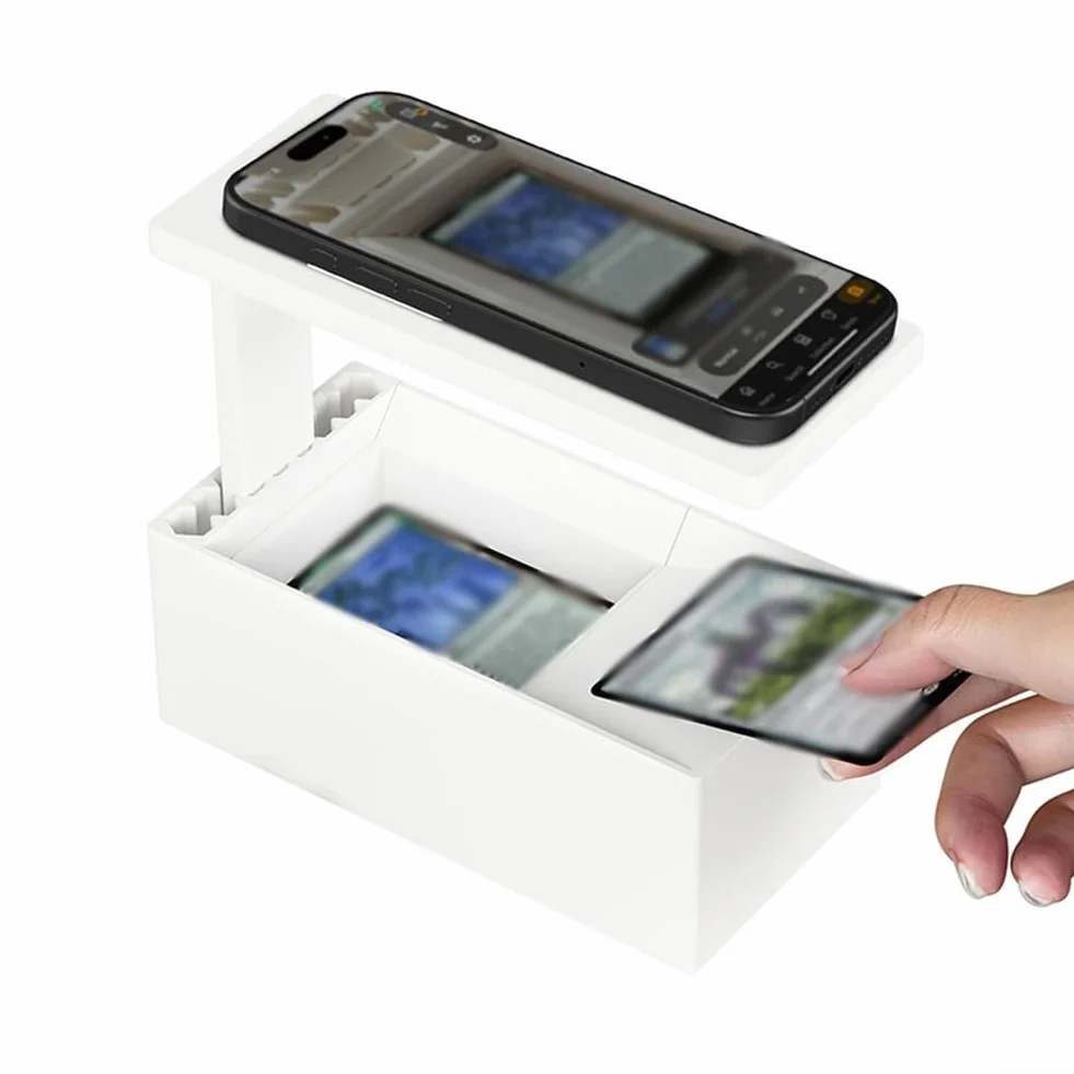 Scanstand - Caja de escáner de tamaño estándar, escaneo eficiente para digitalización rápida para tarjetas MTG