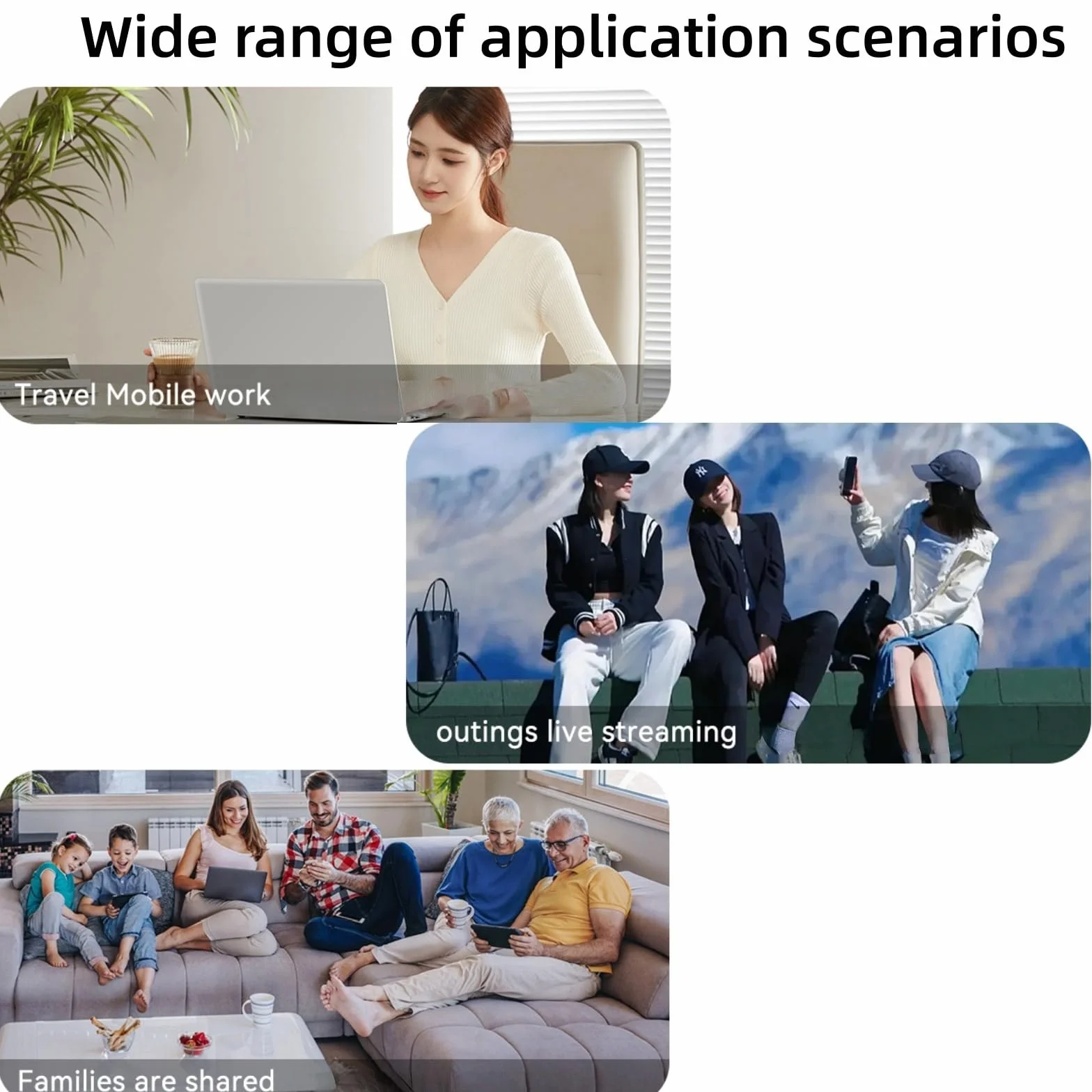 Router WiFi portátil para viajes, enrutador de bolsillo, internet por satélite ilimitado, router inalámbrico móvil, banda ancha móvil, punto de acceso wifi portátil, punto de acceso WiFi temporal