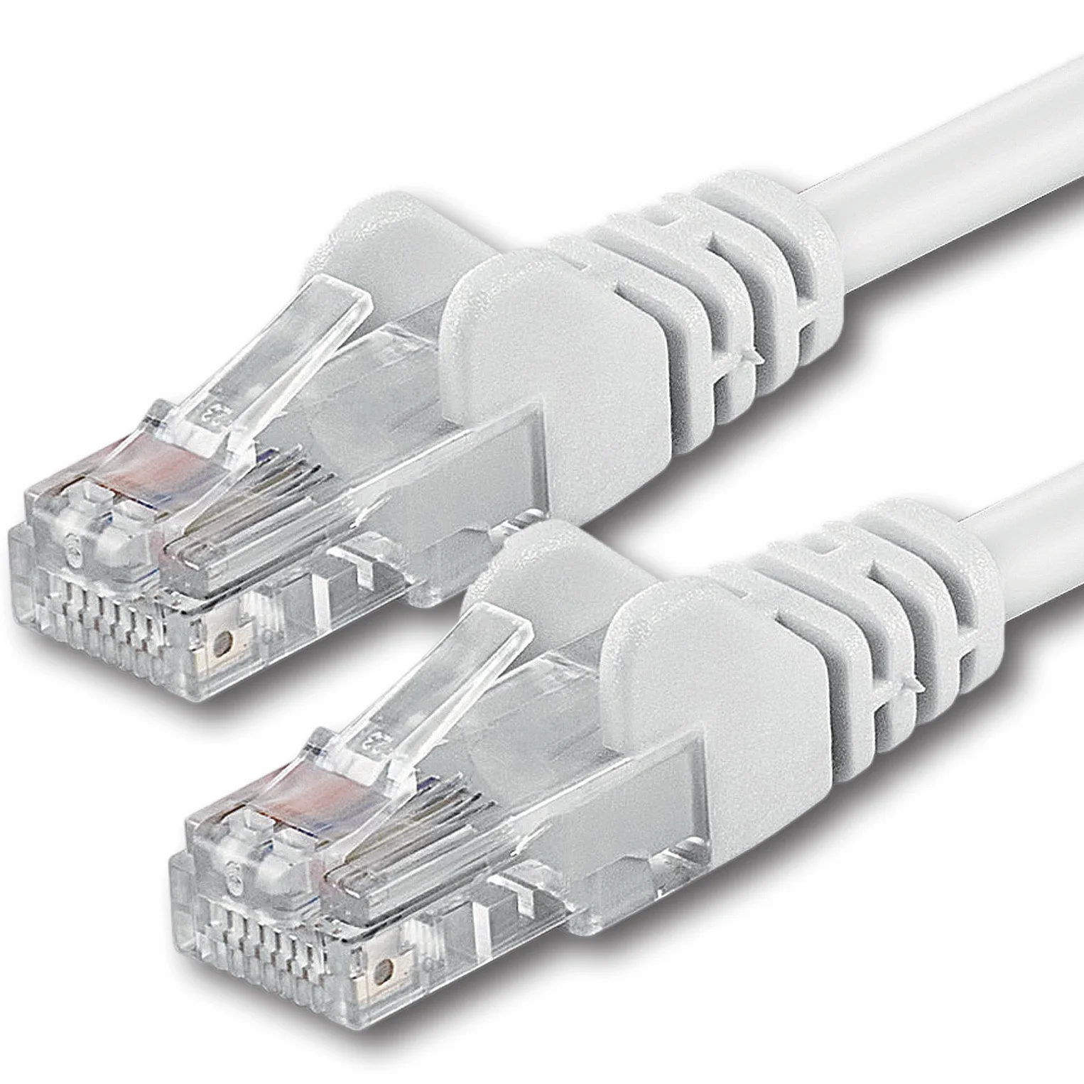 20m - blanco - 1 pieza - Cable de red Ethernet con conectores RJ45 CAT6 CAT 6 Cat.6 1000 Mbit/s