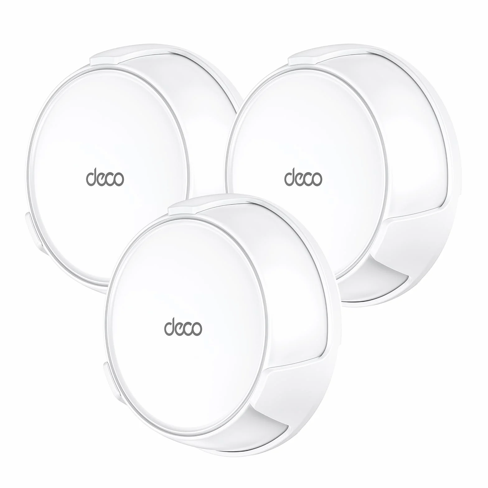 XLTTYWL Deco - Kit de montaje en pared WiFi 7, Deco BE23/BE25/BE3600/BE5000, soporte de montaje en enrutador optimiza el espacio y la gestión de cables para TP Decos 7 sistema Wi-Fi de malla WiFi 7 de