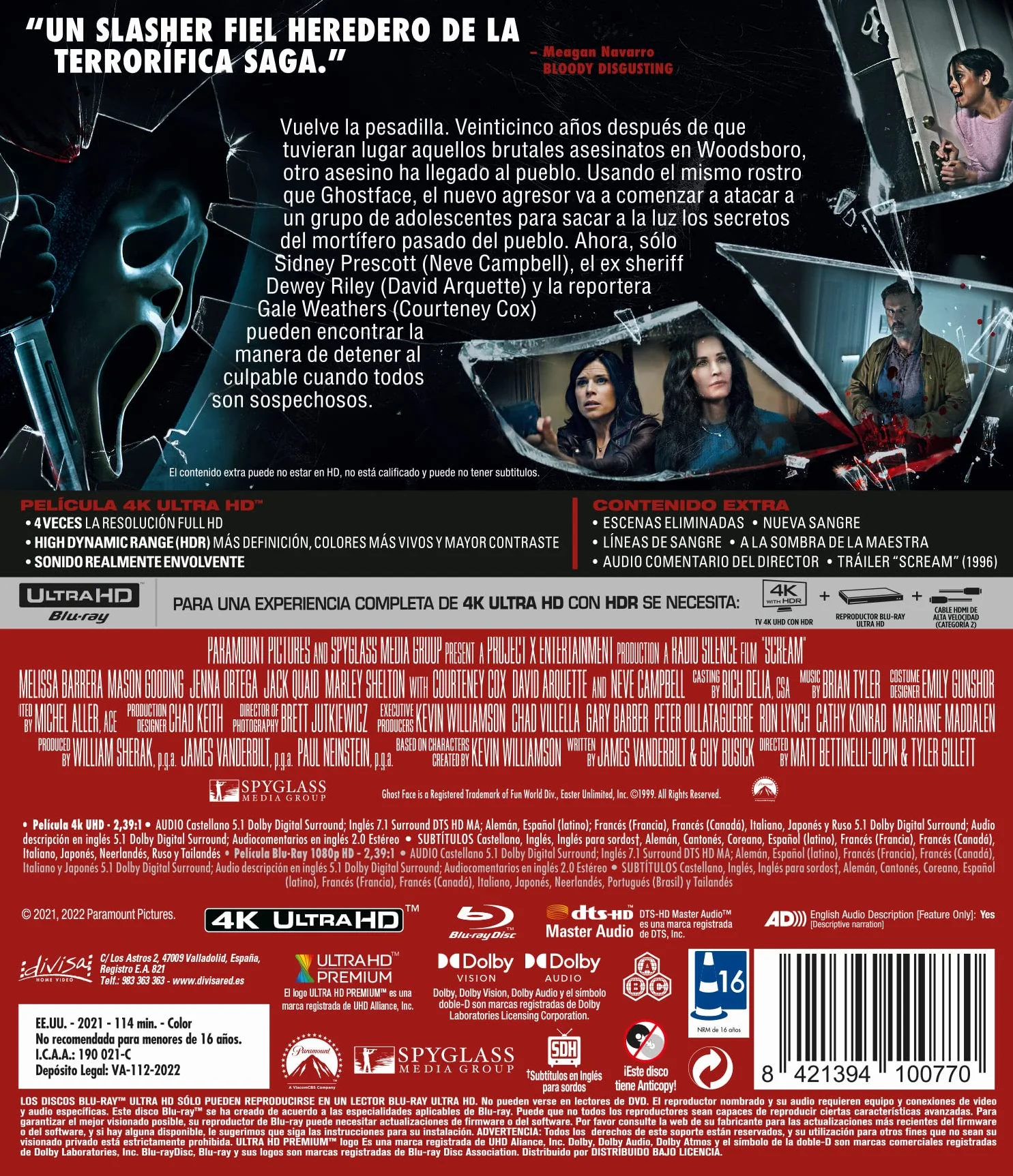 Scream (2022) (4K UHD + Blu-ray)