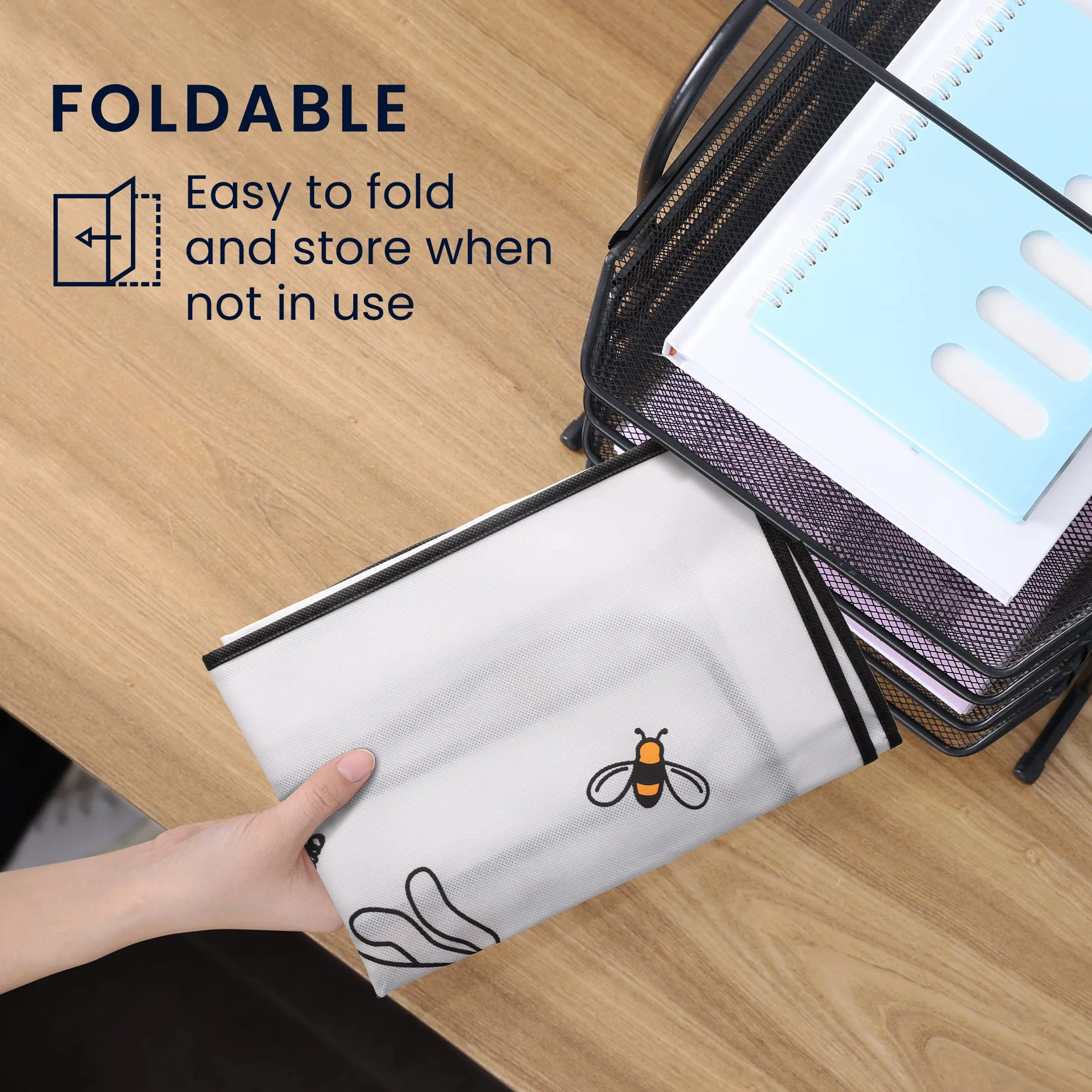 kwmobile Funda compatible con monitor Monitor de 24-26" - Cubierta protectora textil para pantalla - Fauna y flora