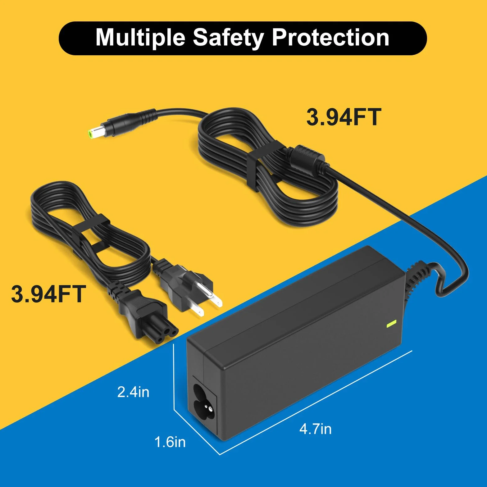 Cargador Adaptador de 24 V Compatible con Fujitsu Scanner S1500 S1500M fi-7160 fi-7180 fi-7260 fi-7280 fi-5120C fi-6110 fi-6140 fi-6230 fi-6240 Document Scansnap