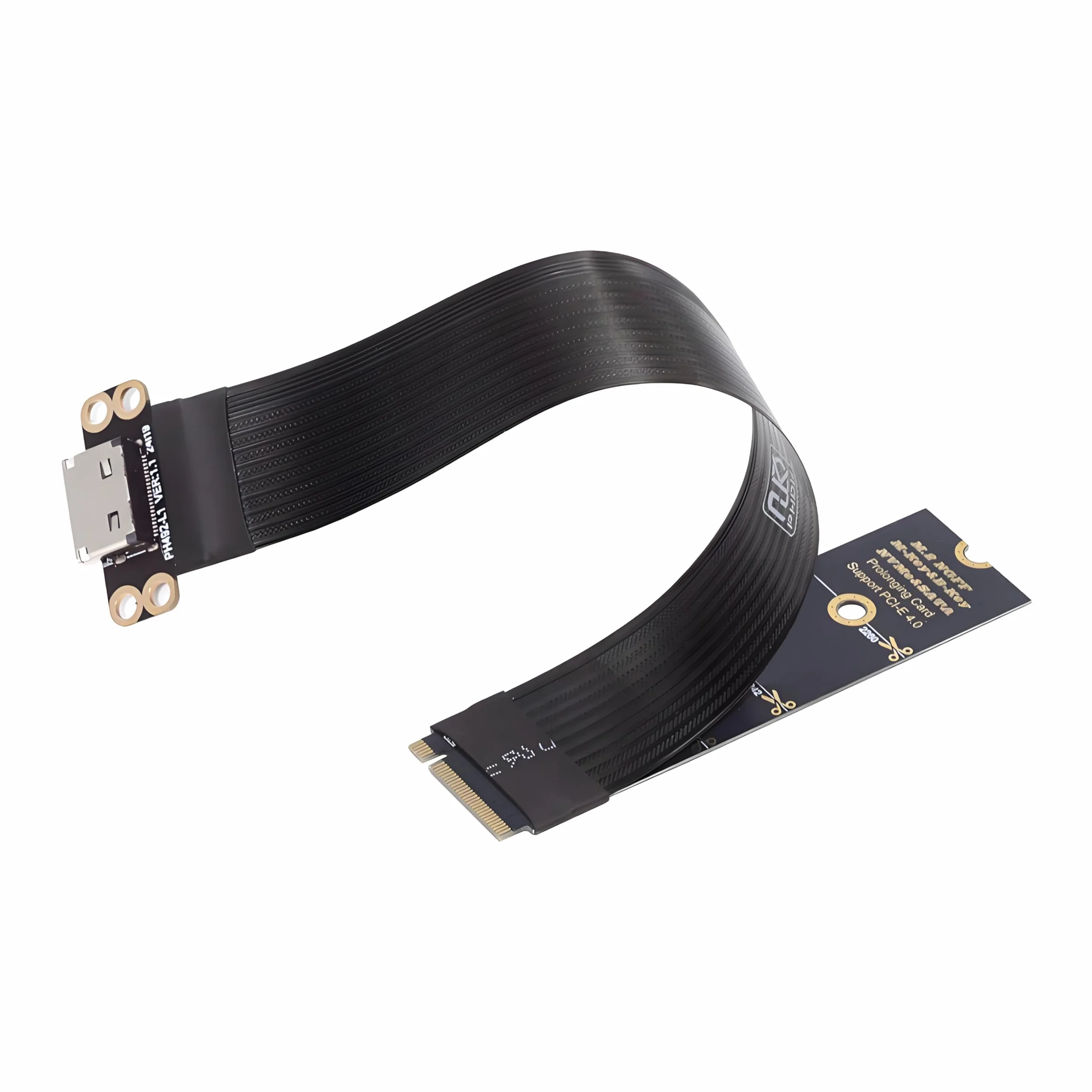 Cable host 2280 NGFF PCI-E4.0 M.2 M-key a Oculink SFF-8612 SFF-8611 de 15 cm para NVME U.2 SSD Egpu