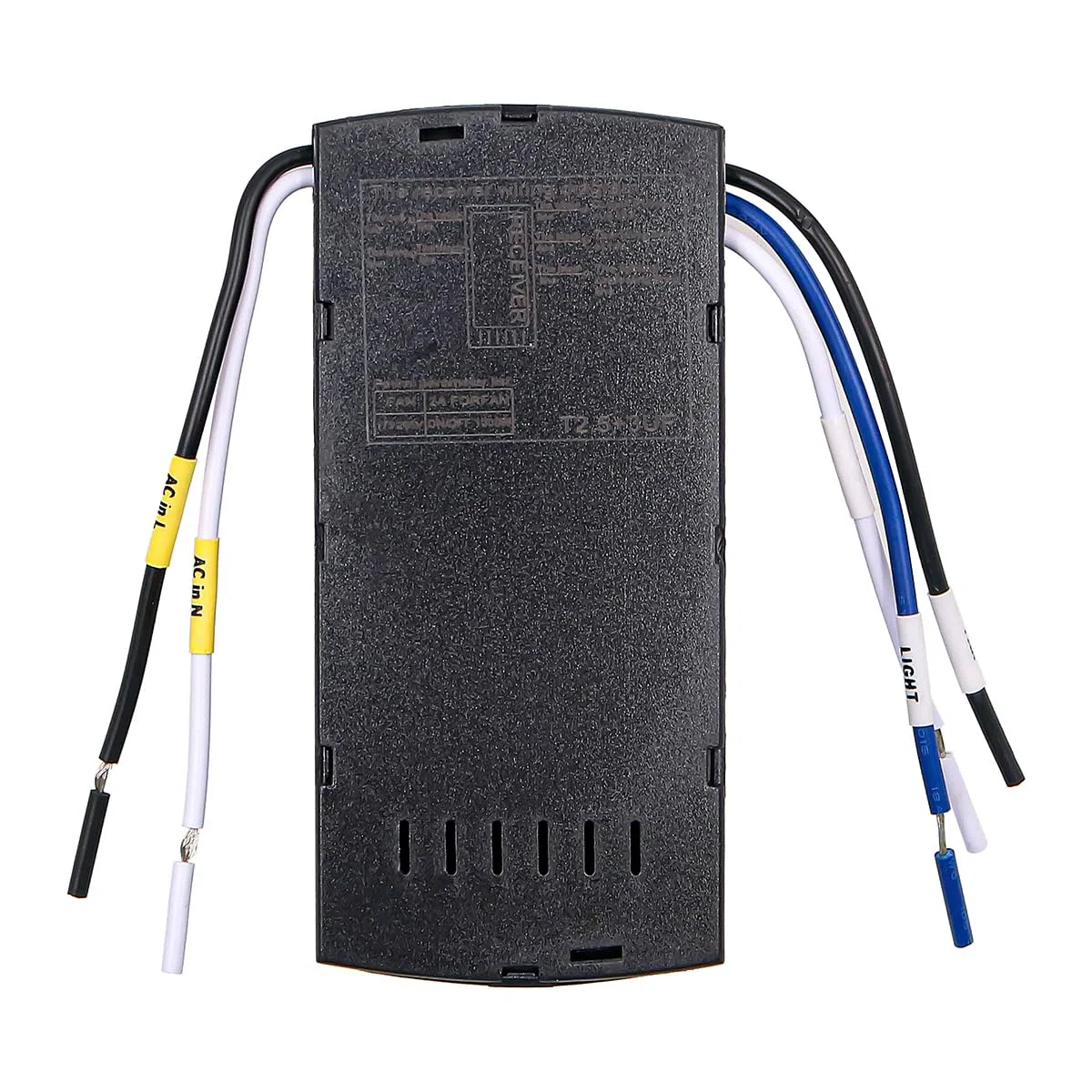 Alnicov Kit de Control Remoto de Ventilador de Techo inalámbrico Universal con Control de Tiempo y Velocidad para Ventilador y lámpara Colgante de Techo