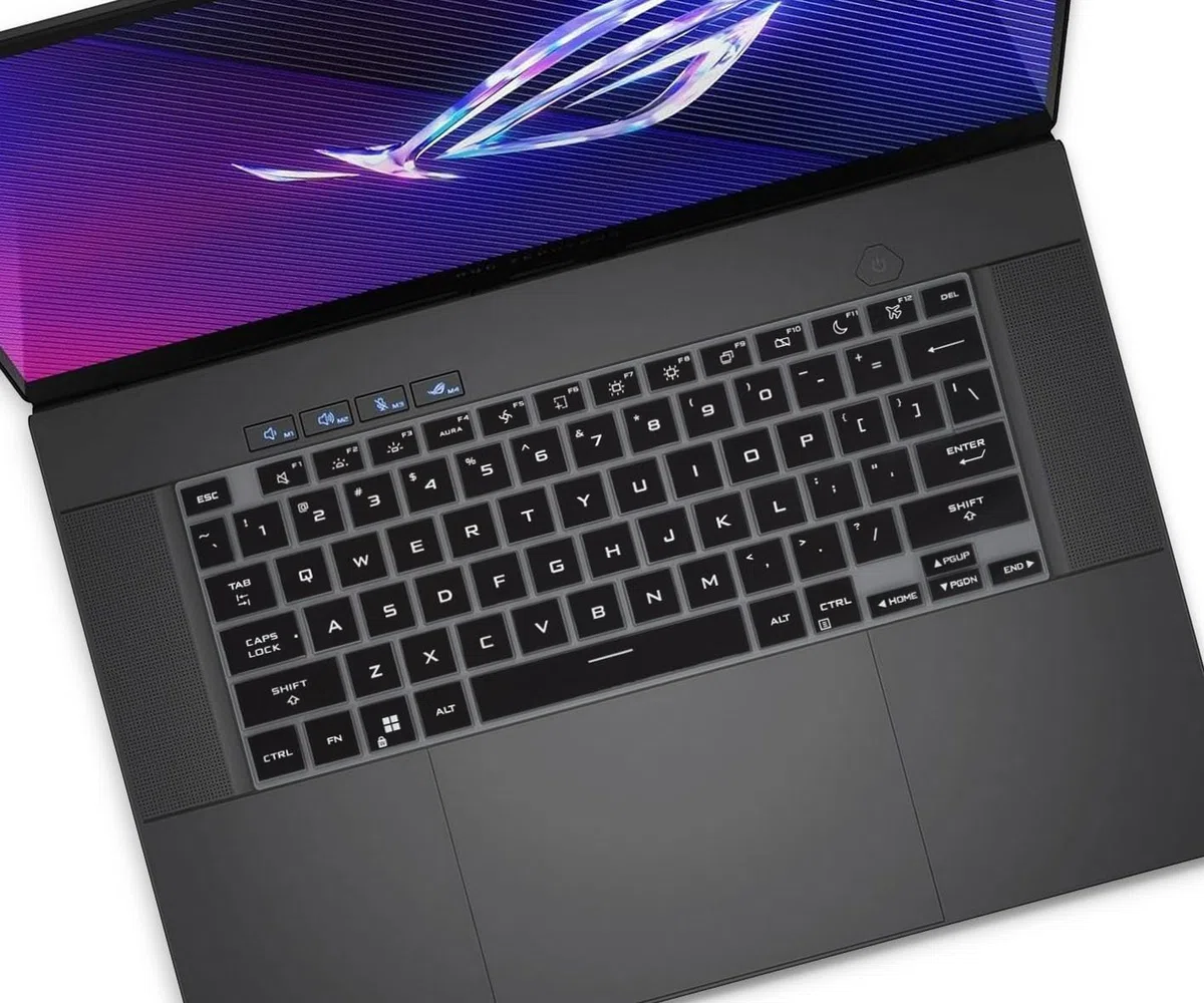 Funda de teclado para ASUS ROG Zephyrus G16 2024 16 pulgadas GU605 GU605MV GU605MI GU605MY GU605MZ GU605MU, ASUS ROG Zephyrus G14 2024 35.6 cm GA403UU GA403UV GA403UV GA4000 Protector de teclado 3UI -