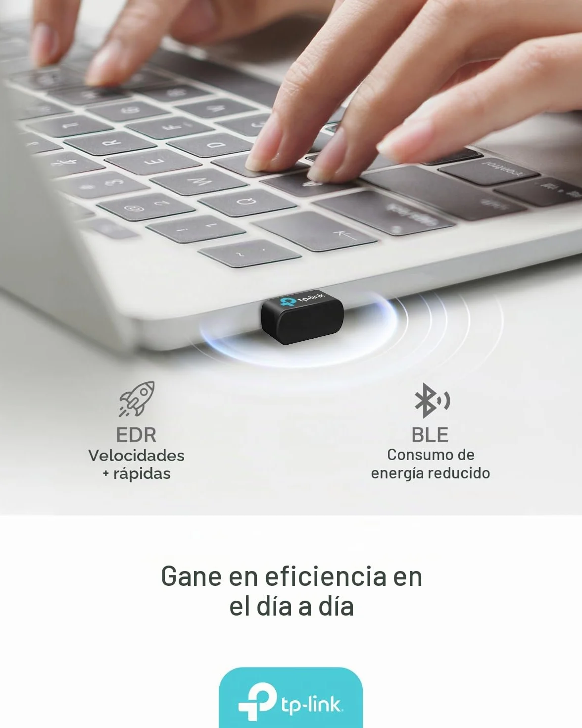 TP-Link UB600 - Adaptador Bluetooth 6.0 para PC, USB Bluetooth Stick para ratón/Teclado/Auriculares/teléfono Celular/Controlador, Plug & Play, Solo para Windows 11/10/8.1/7