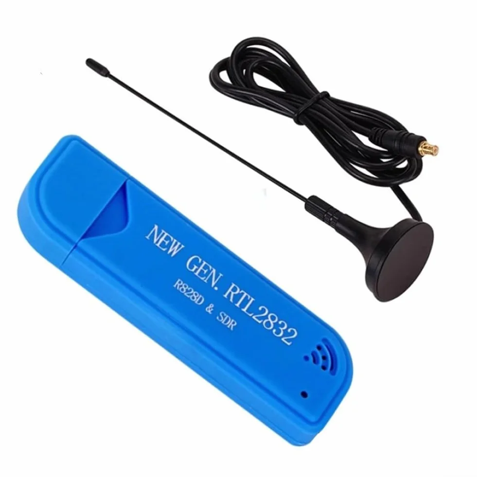 Lioaeust Sintonizador de TV digital, USB2.0 25MHz-1760MHz FM Digital TV receptor con antena AM, NFM, FM, DSB, USB, LSB, CW para ventana,