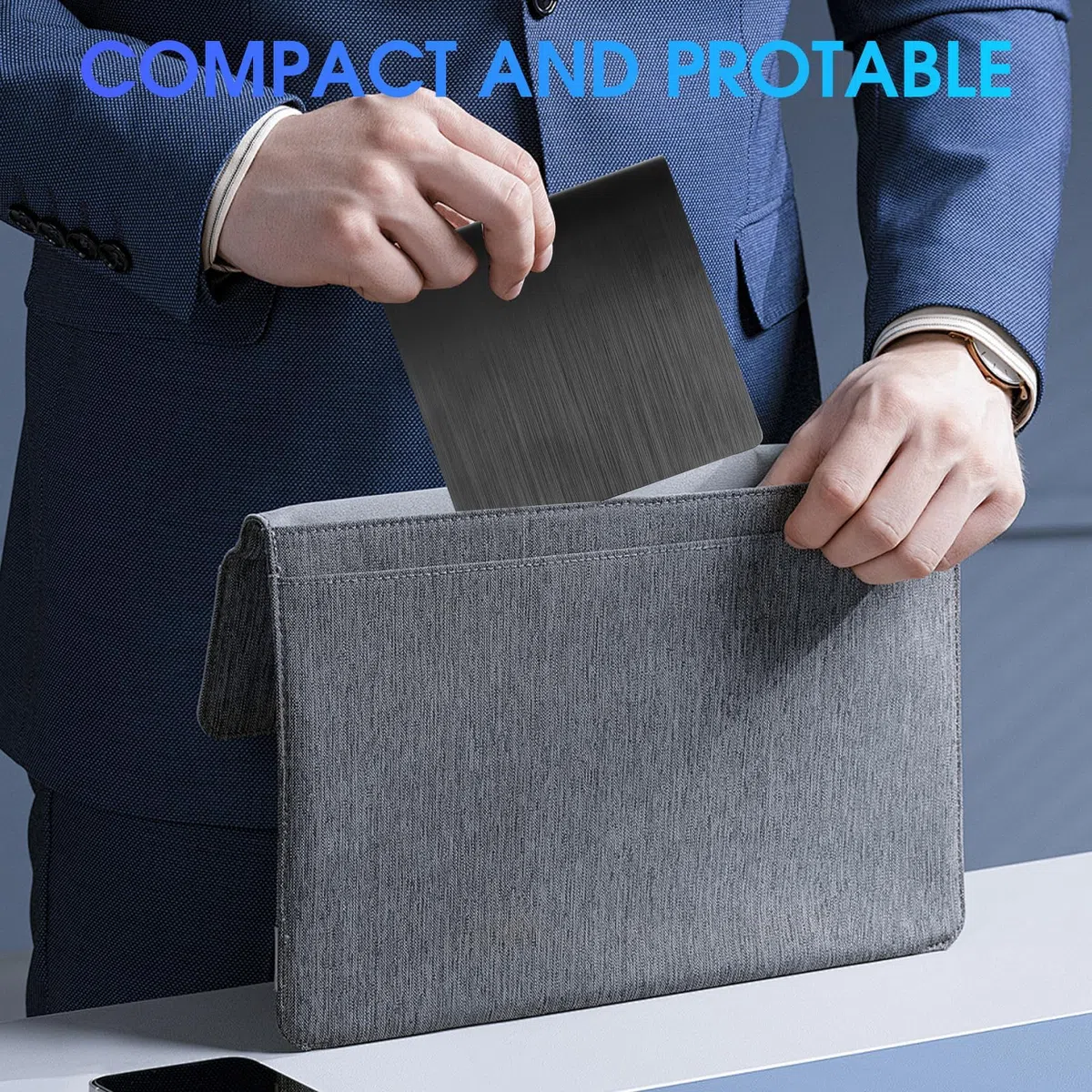 Grabadora CD DVD Externo USB 3.0 y USB-C Lector CD Externo y Grabadora DVD/CD +/-RW para PC y Portátil Slim con Cable Integrado Plug & Play 8X/24X Windows 11/10/8/7 MacOS Linux