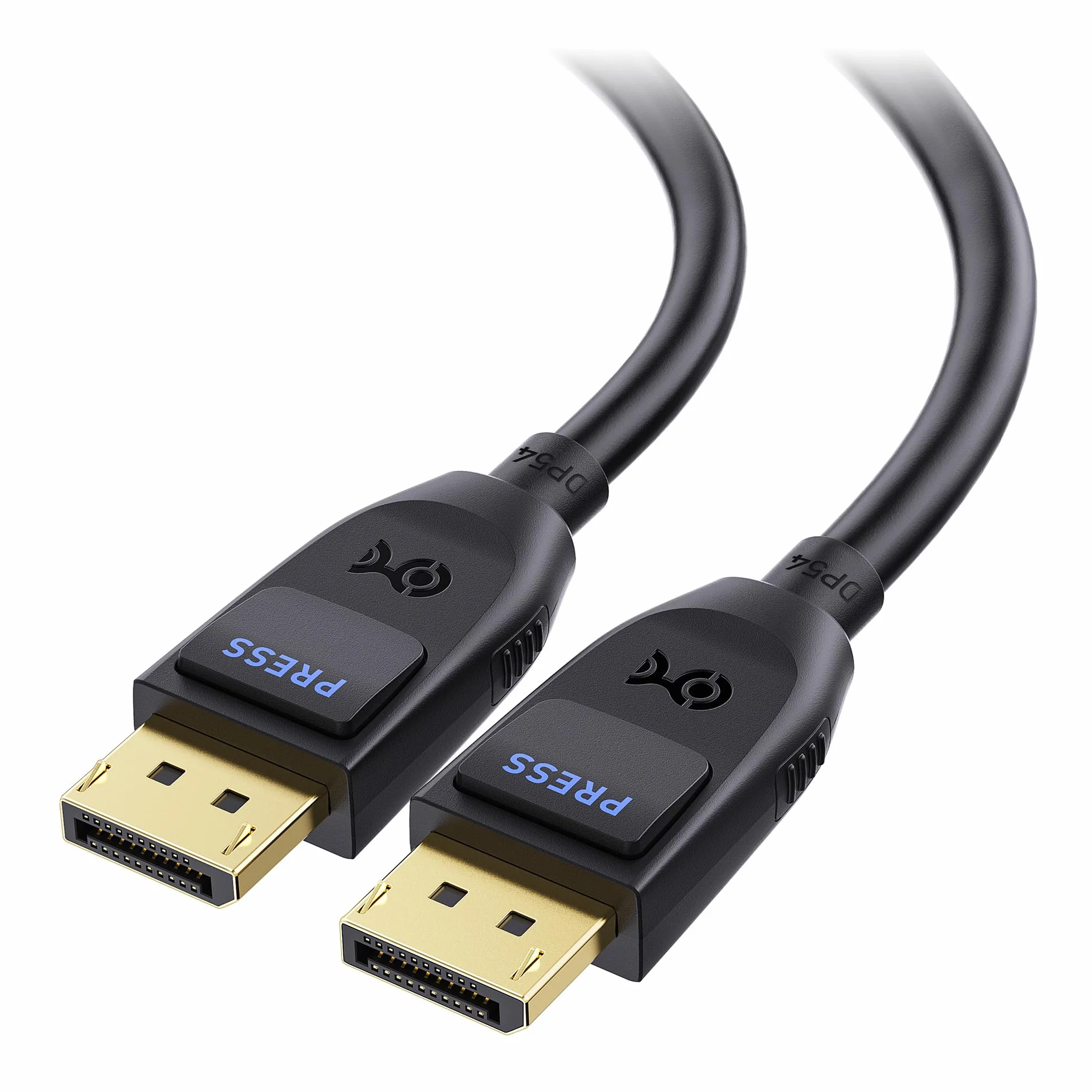 Cable Matters VESA Certified 54Gbps DisplayPort 2.1 Cable 3m, DP54 Cable con, 8K 165Hz, 4K 500Hz en Negro con FreeSync, G-SYNC y HDR para Gaming Monitor, PC, RTX 4080/4090, RX 7900