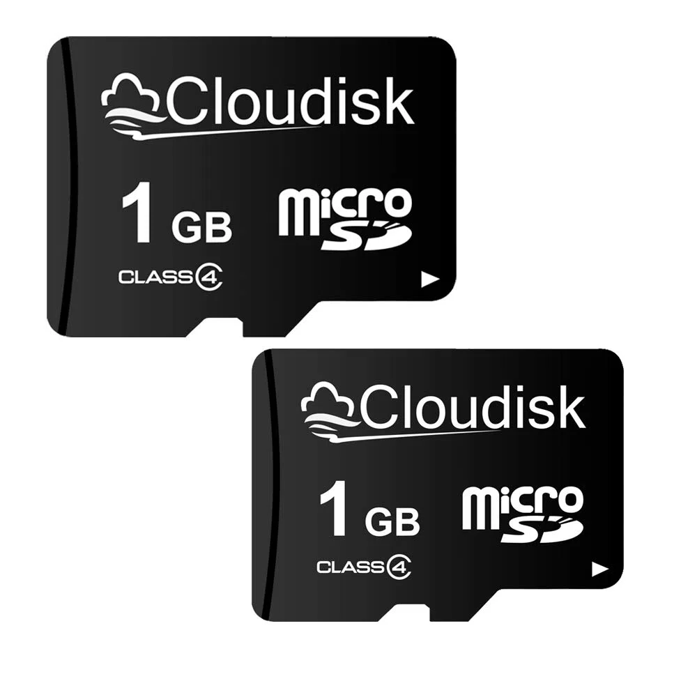 Tarjeta de memoria microSD de 1 GB clase 4 (2 unidades, 1 GB)