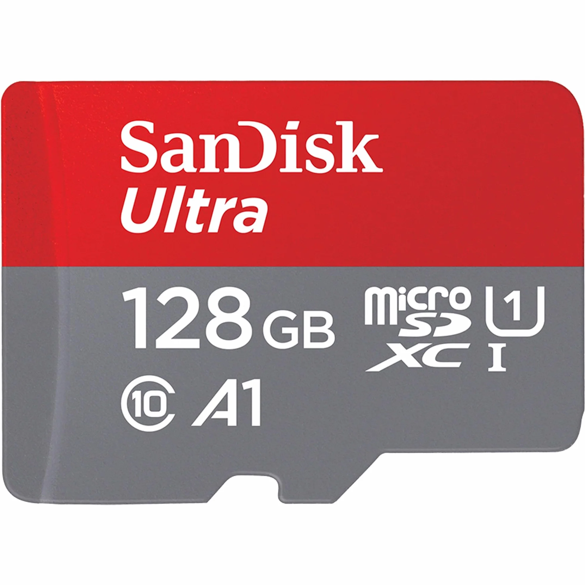 SanDisk 128GB Ultra, Tarjeta de memoria microSDXC, hasta 140 MB/s + adaptador SD, con Clase A1 de rendimiento de las aplicaciones, UHS-I Class 10 U1