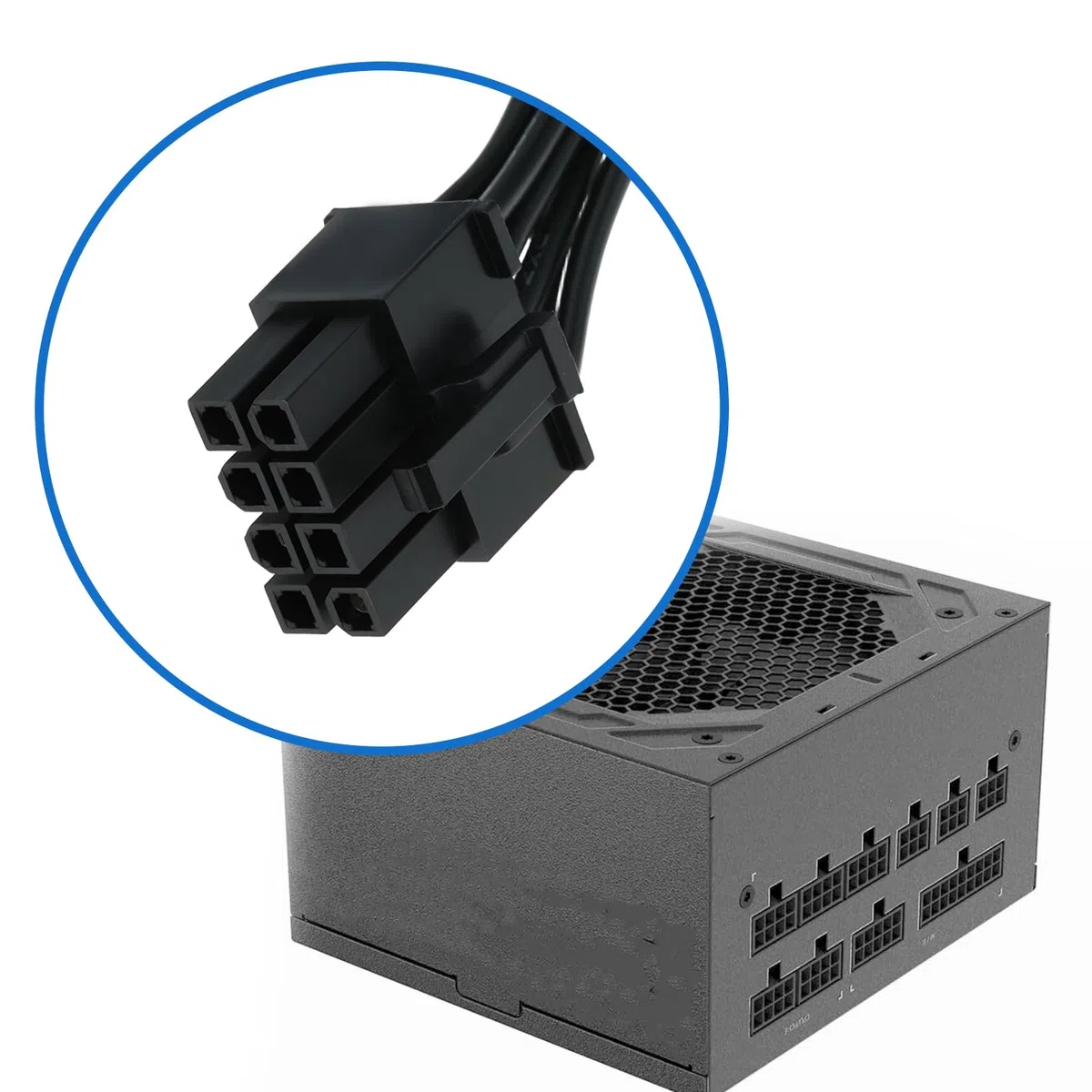 EMSea Cable de Alimentación Modular para GPU PCIe de 8 Pines A Dos Pines de 6+2 Pines Compatible con Gigabyte GP-P850GM