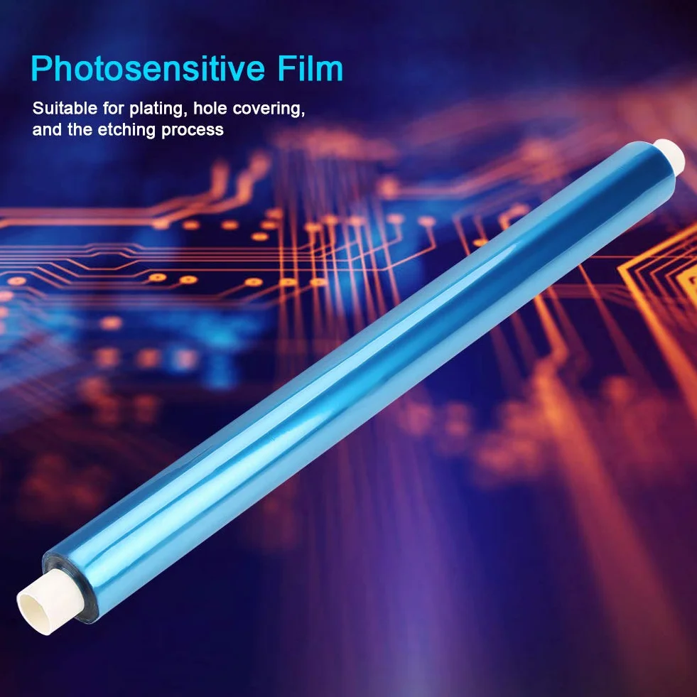 Película Seca Fotosensible Para PCB De 5 M, Película Seca Fotosensible Portátil Para Producción De Circuitos Lámina Fotosensible