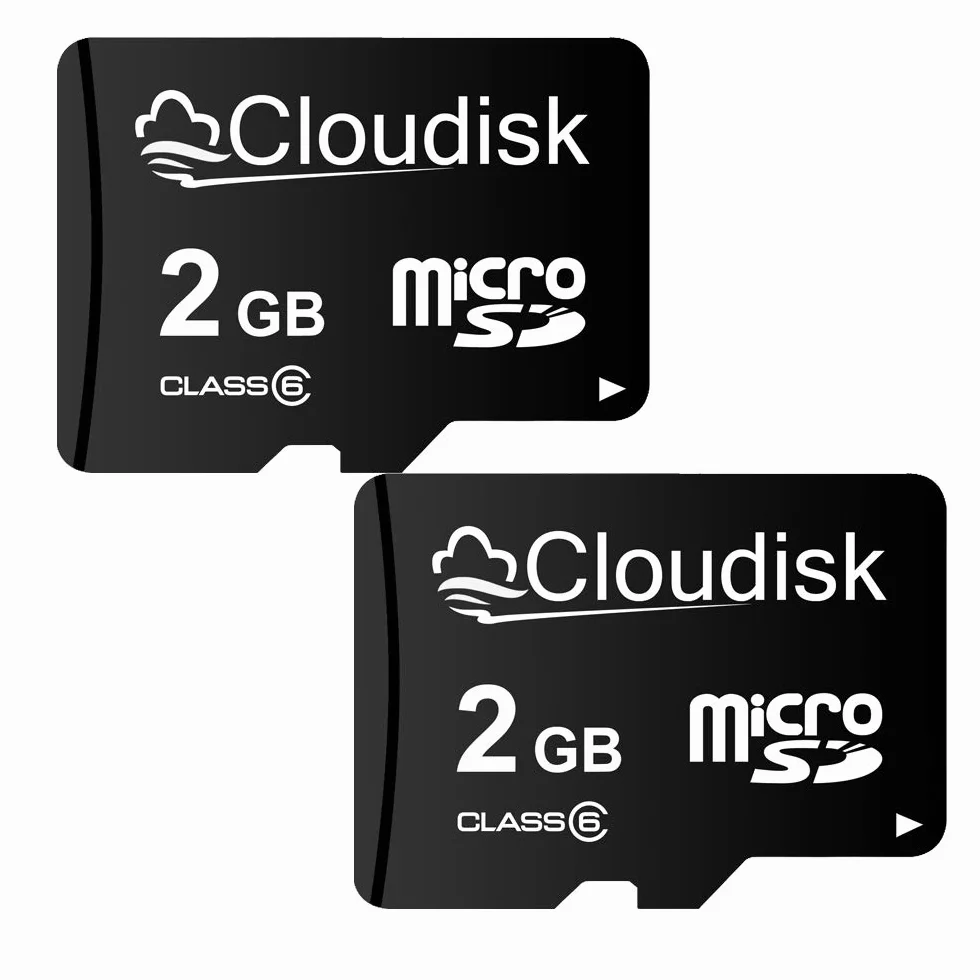 Tarjeta de memoria microSD de 2 GB clase 6 (2 unidades, 2 GB)