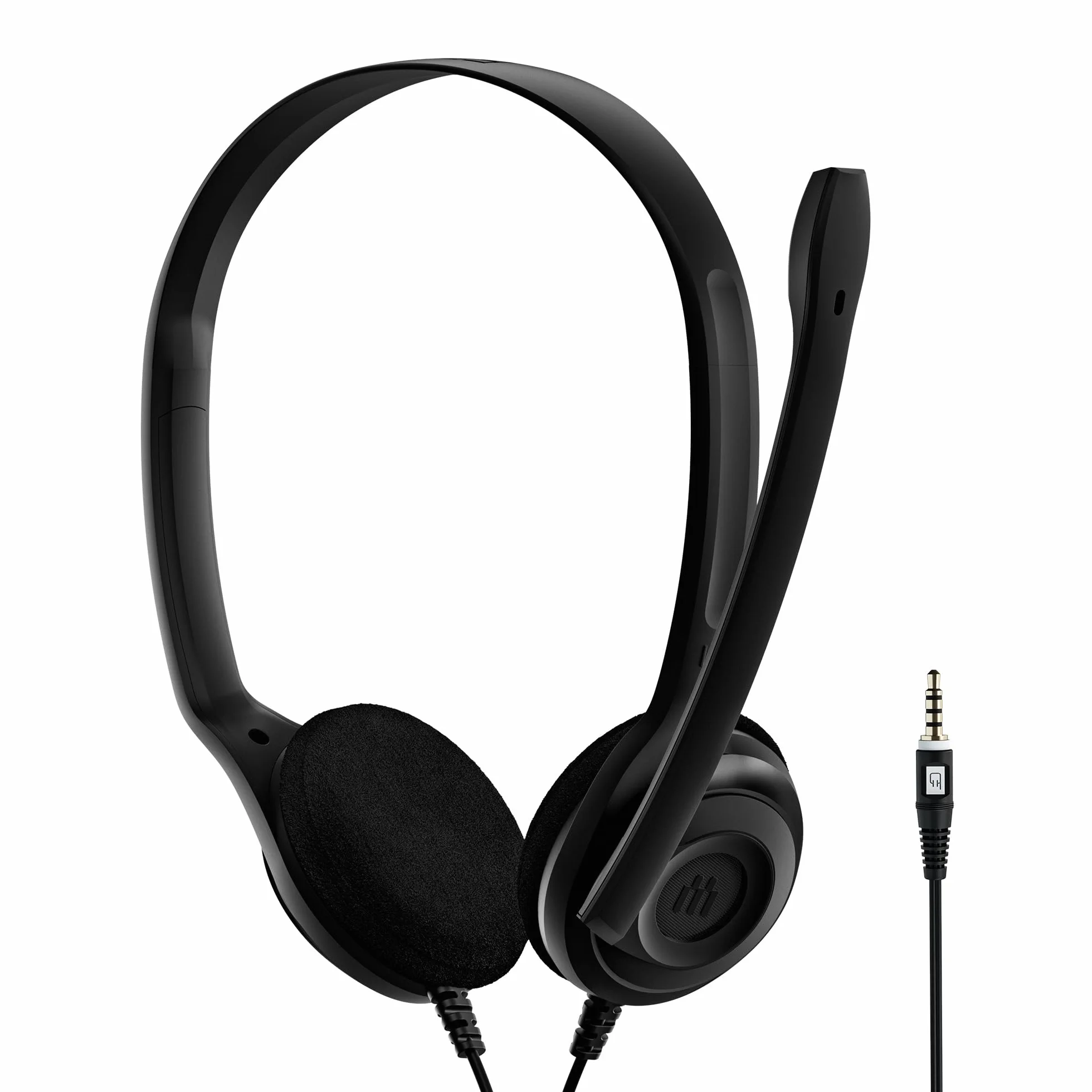 EPOS PC5 Chat Auriculares Cableados para PC - Cascos On-Ear Ligeros, Micrófono con Cancelación de Ruido, Jack 3,5mm para Compatibilidad Universal, Sonido Comodidad Prolongada, para Oficina y Llamadas