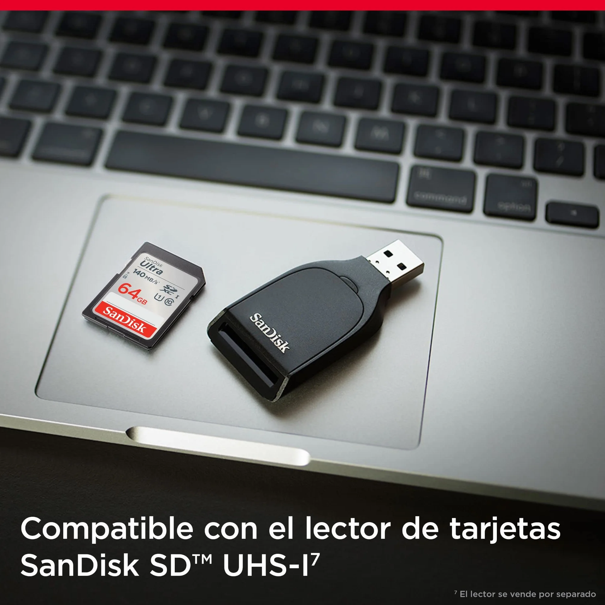 SanDisk 64 GB Ultra SDXC Tarjeta, con hasta 140 MB/s, rendimiento de apps A1, UHS-1, Clase 10, U1