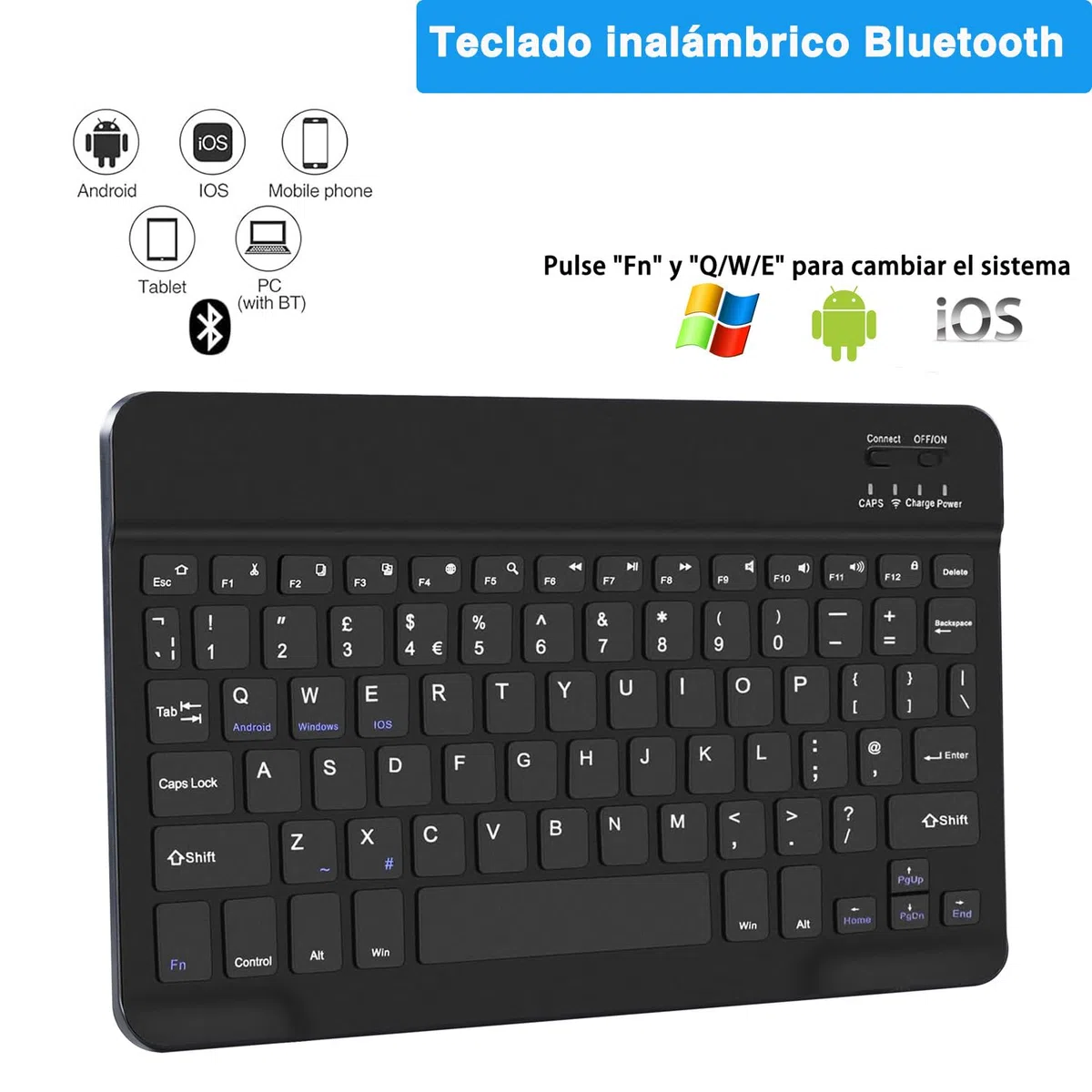 Funda Teclado para Xiaomi Redmi Pad SE 11 Pulgadas, Español Ñ Bluetooth Magnético, Smart Funda con Teclado QWERTY para Xiaomi Redmi Pad SE 11 Pulgadas 2023, Negro