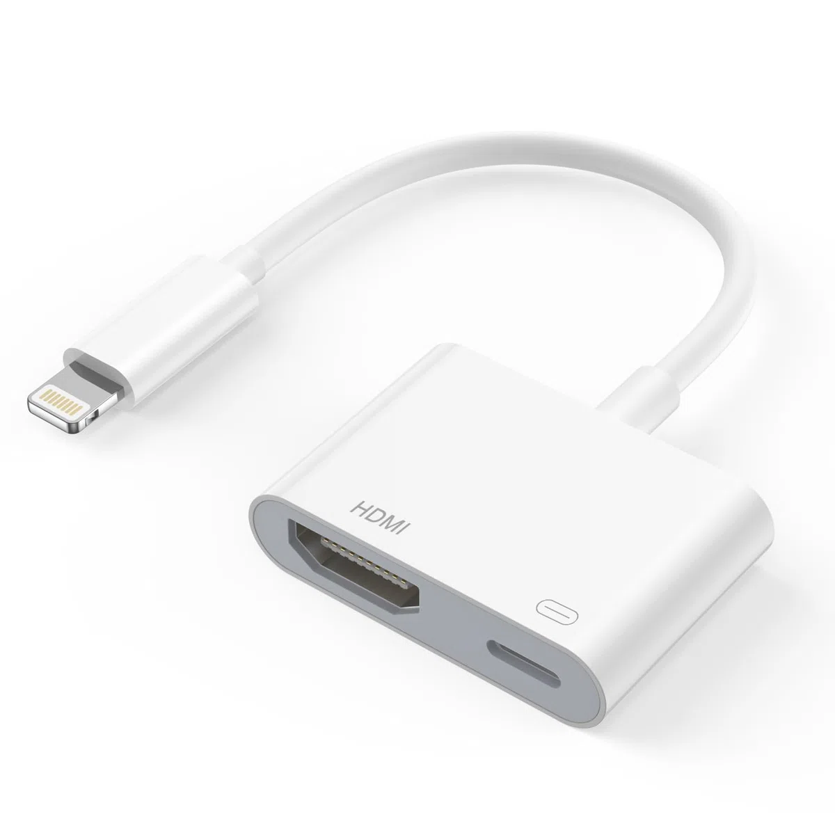 Lightning to HDMI Adaptador [Certificado MFi] adaptador hdmi iPhone y iPad Cable HDMI a TV Adaptador Plug and Play Compatible con iPhone 14/14 Pro/13/12/11/XS/XR/X/8/7/iPad y todos los sistemas iOS