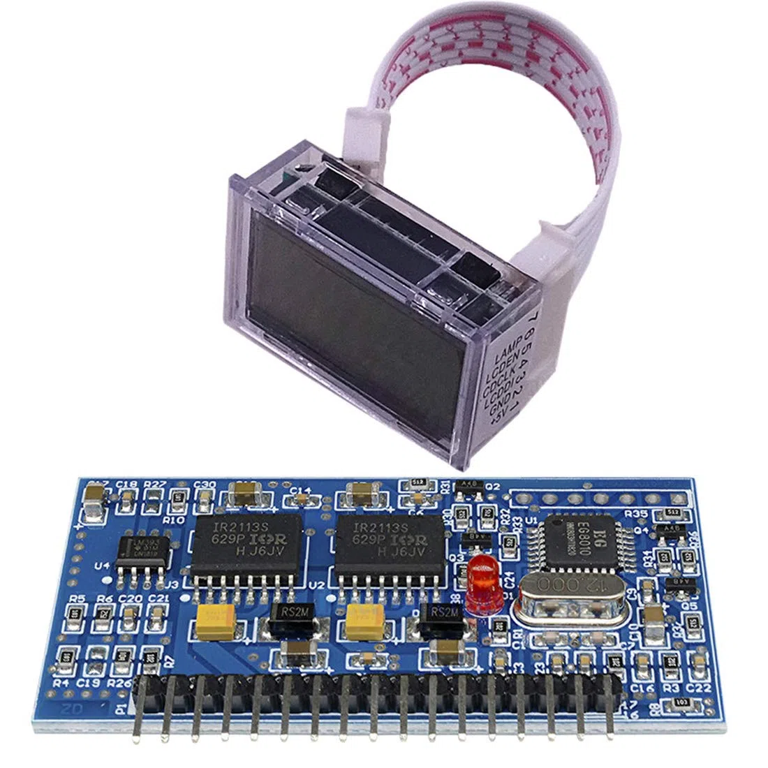 HiLetgo EGS002 Pure Sine Wave Inverter Drive Board SPWM EG8010 IR2110 with LCD Display Module