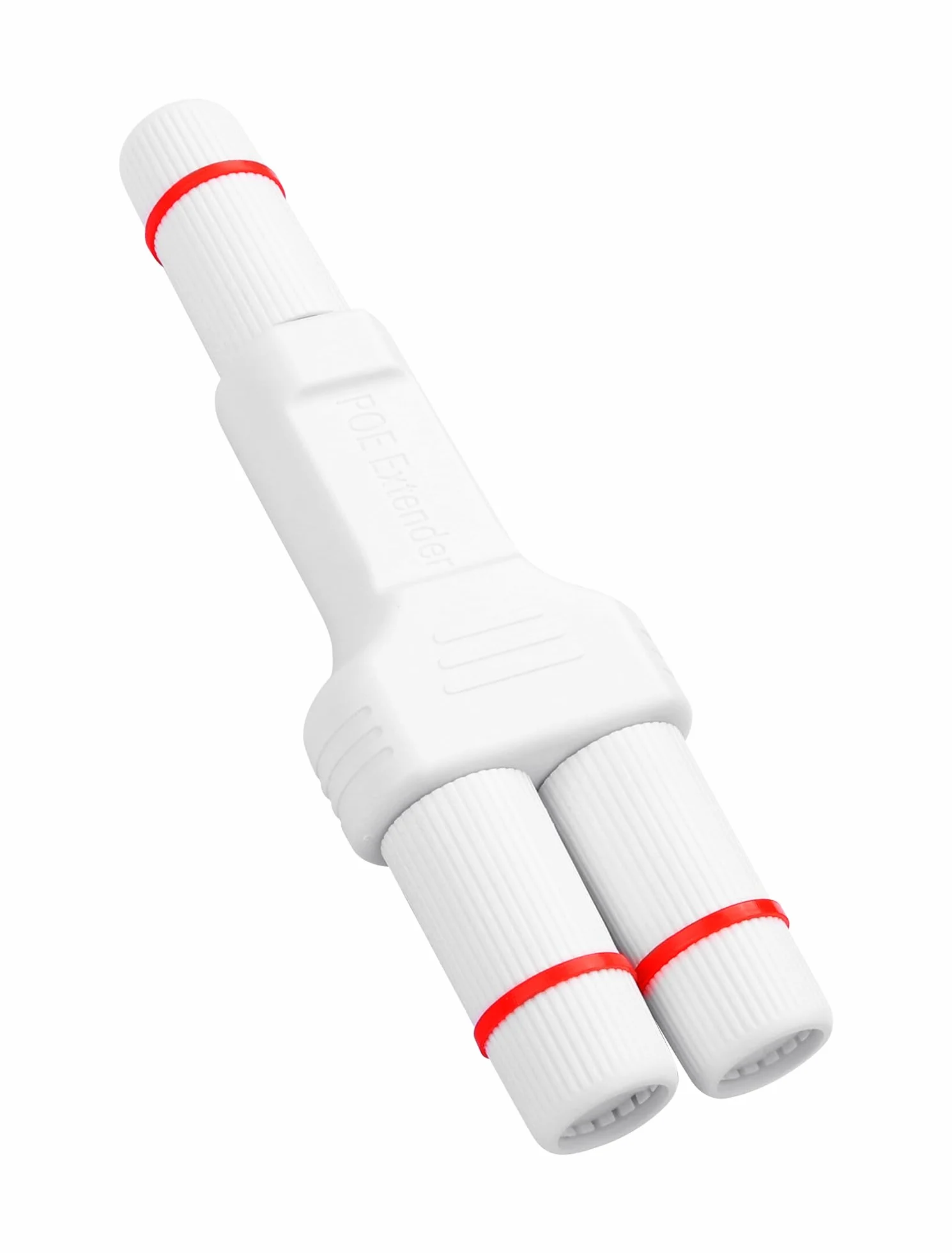 SinLoon Extensor PoE impermeable IP67 divisor POE 1 en 2 salidas, extensión de 100 m, 10/100 Mbps Ethernet al aire libre, repetidor PoE para cámara IP, Plug and Play