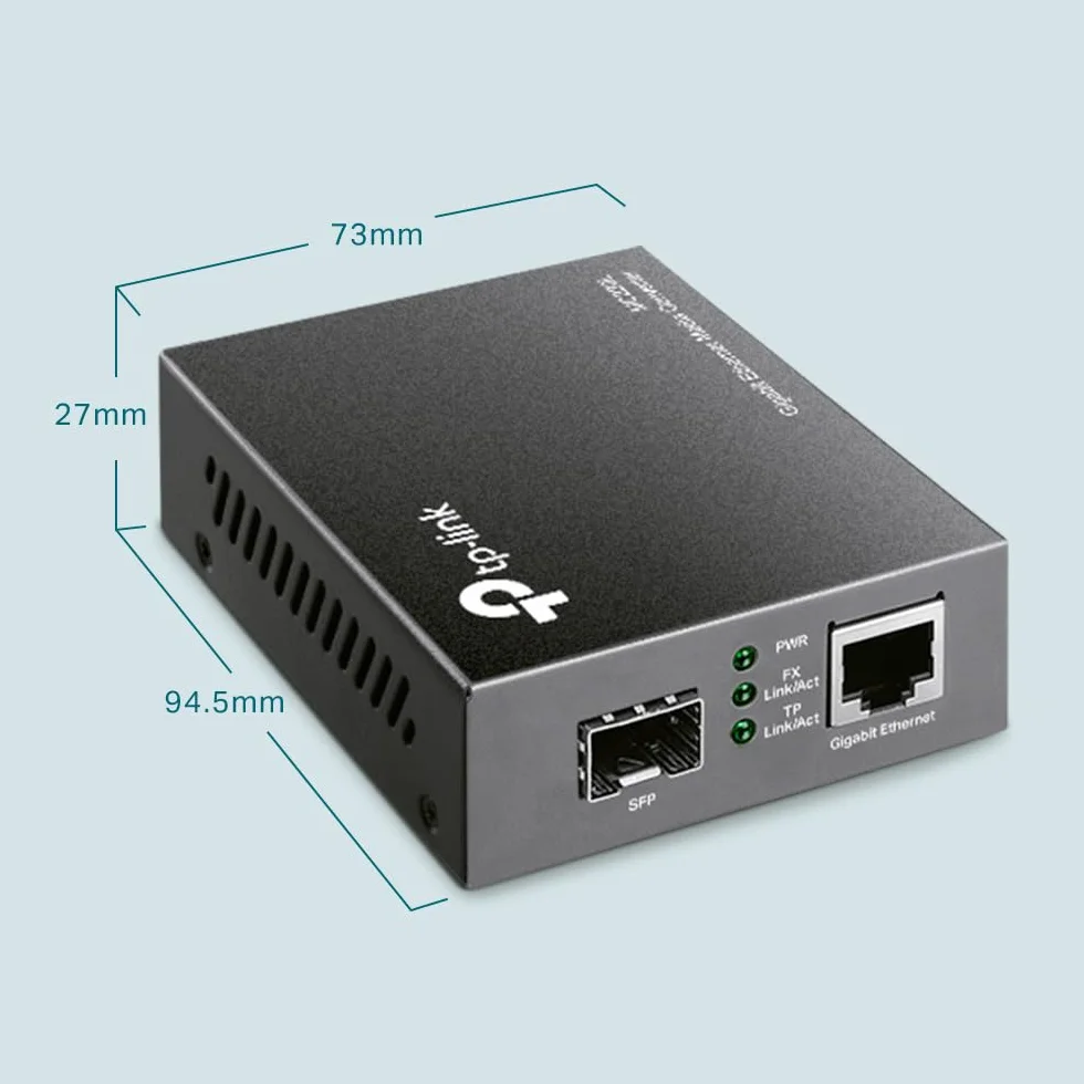 TP-Link MC220L - Convertidor de Medios Gigabit Ethernet
