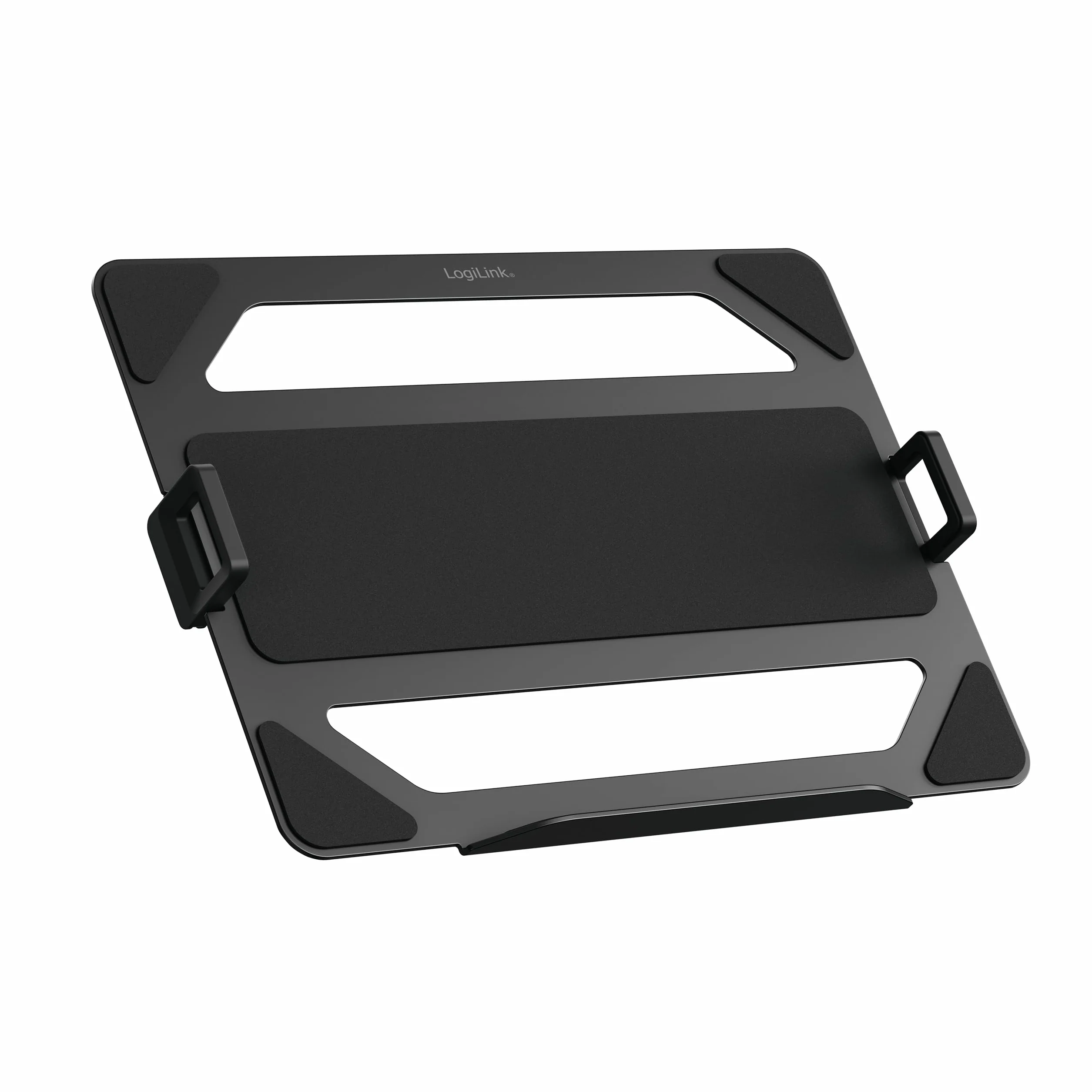 LogiLink BP0203 - Soporte para portátil para Brazo de Monitor, Apto para Dispositivos de 11,6 a 17,3 Pulgadas, máx. 9 kg