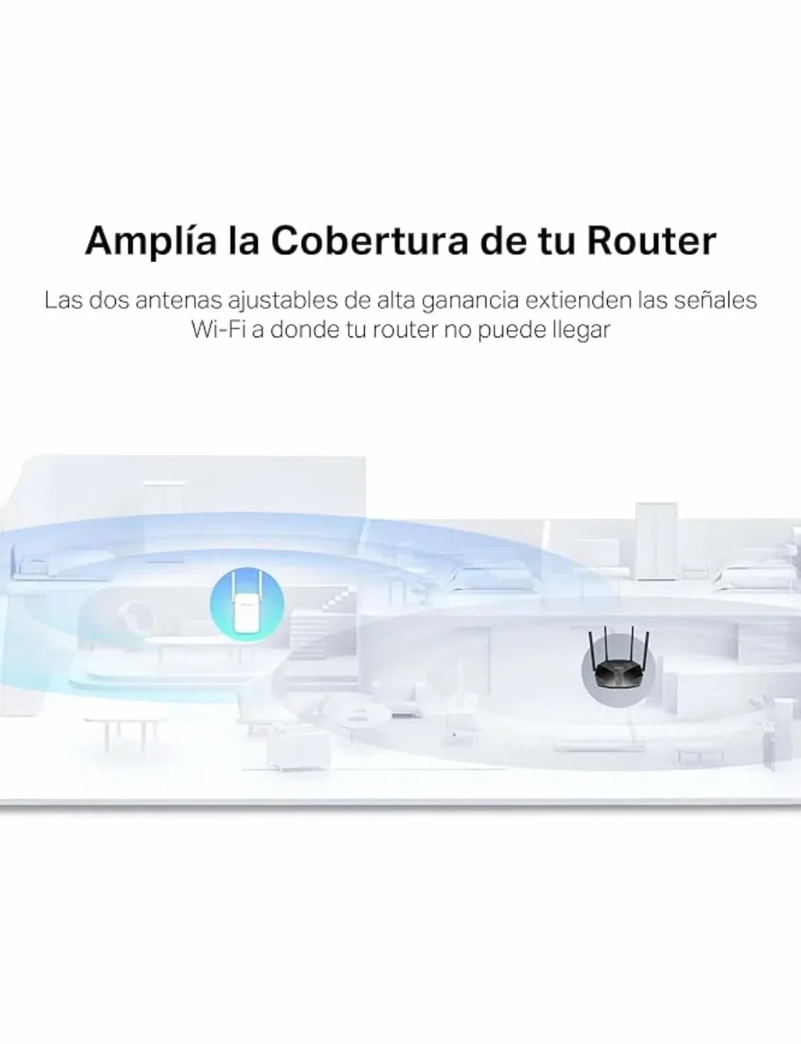 Mercusys ME60X Extensor de Rango Wi-Fi 6 AX1500, Doble Banda 2.4GHz 300Mbps y 5GHz 1201Mbps, Conexión Gigabit Ethernet, Fácil Configuración con WPS, Compatible con EasyMesh