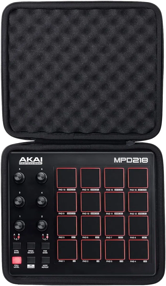 Duro Viajar Caso Cubrir para AKAI MPD 218 Professional Controlador por co2CREA